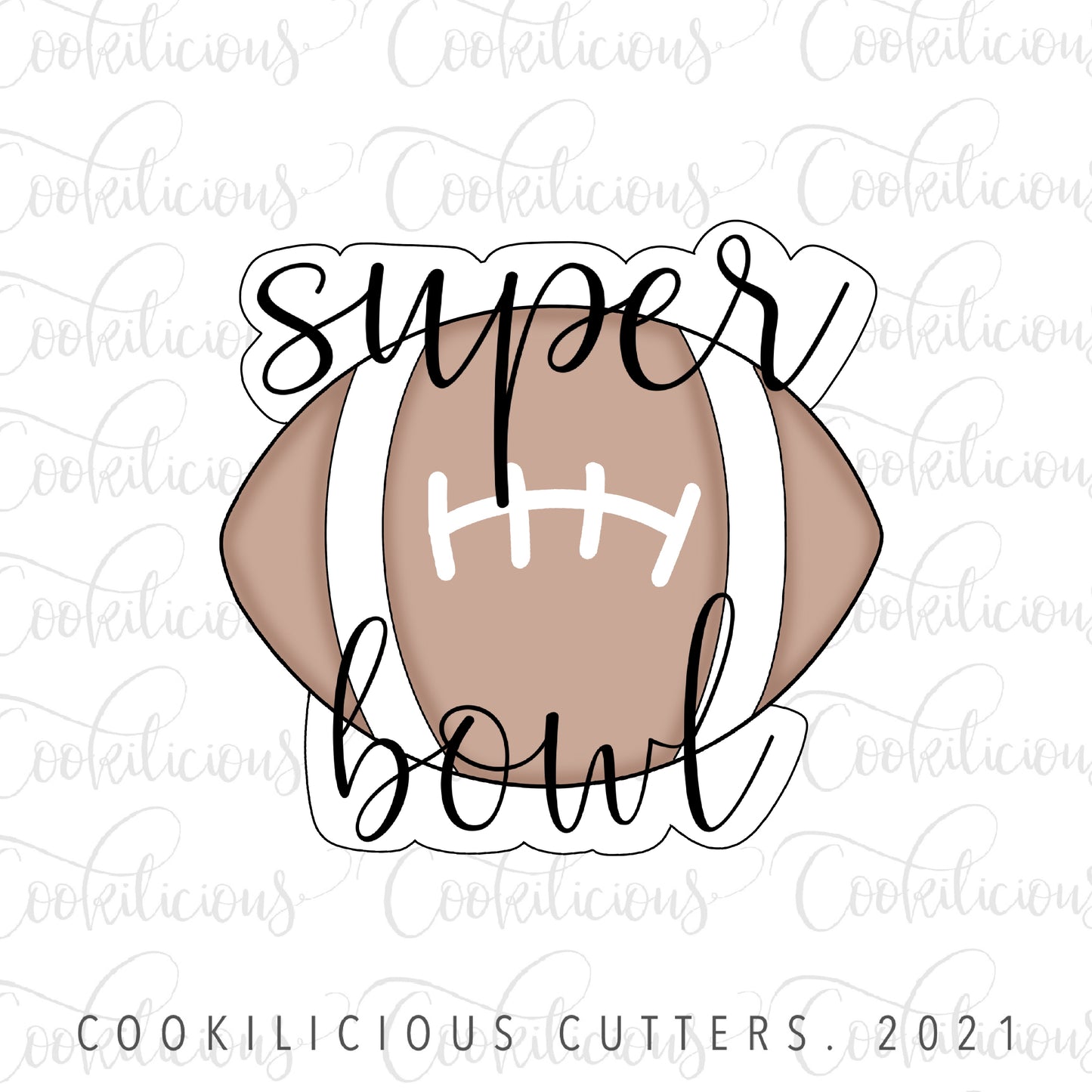 STL - SUPERBOWL PLAQUE
