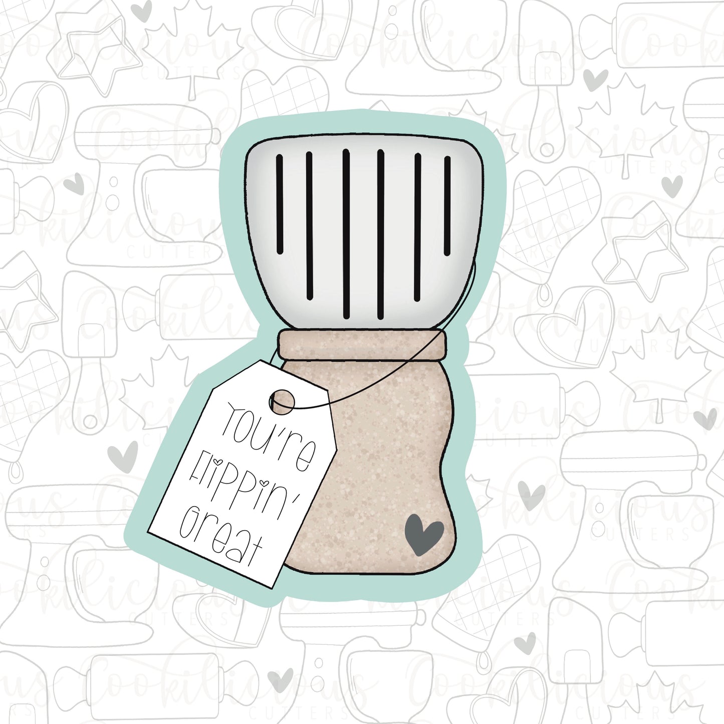 STL - SPATULA WITH TAG