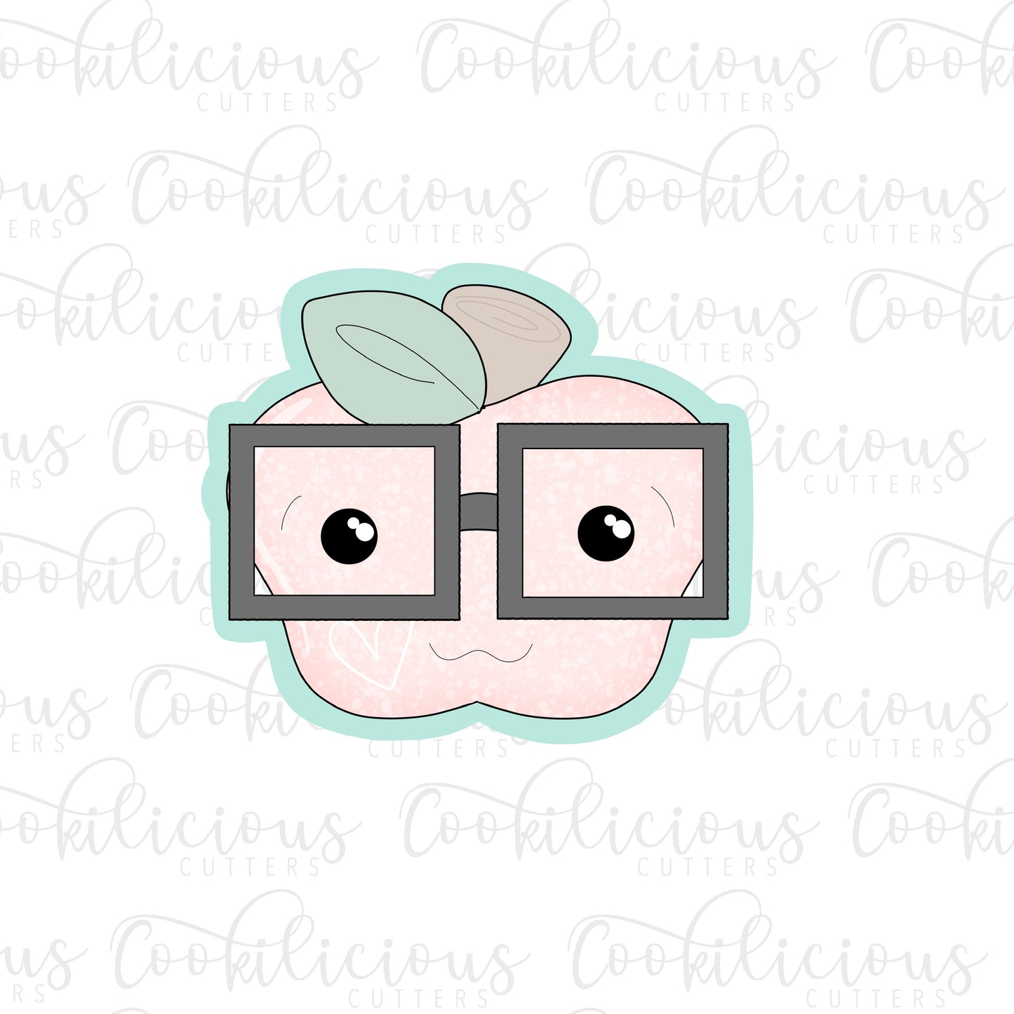 Nerdy Cute Apple