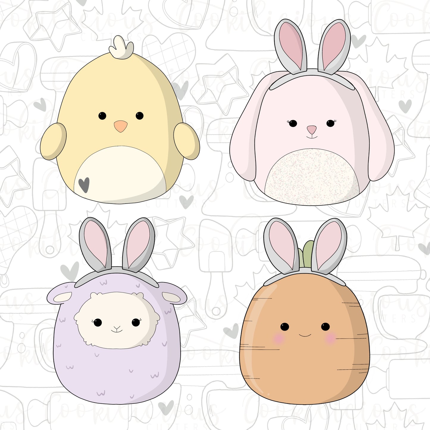 Easter Squishmallow Mini Set