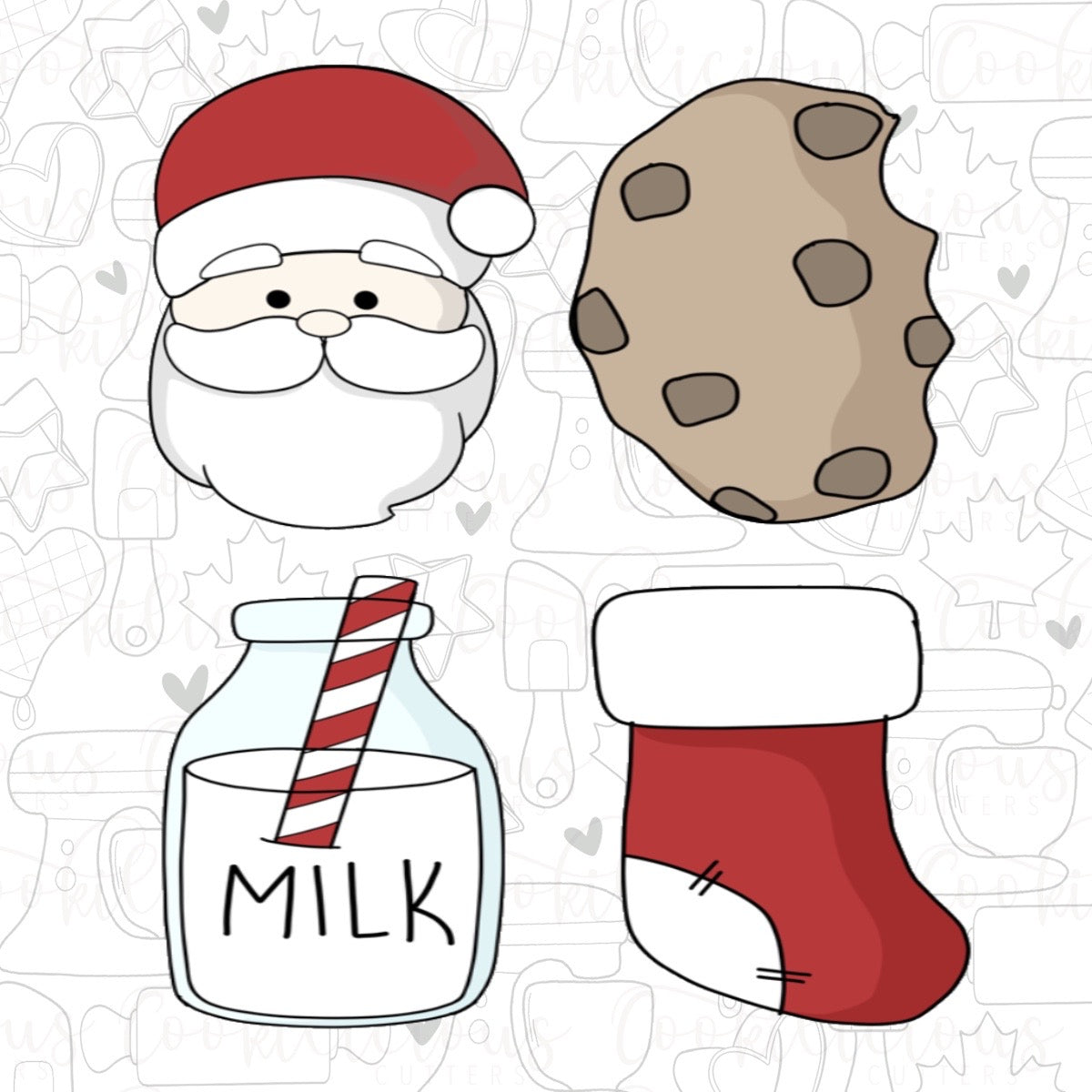 STL - COOKIES AND MILK SET