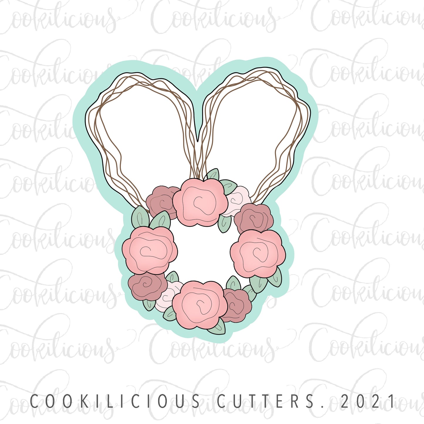 STL - BUNNY WREATH