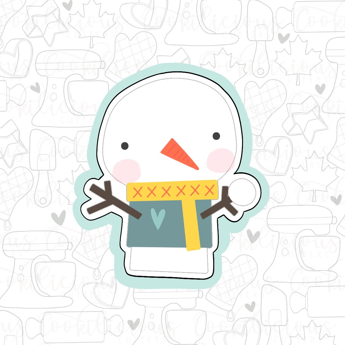 STL - CUTE SNOWMAN 01