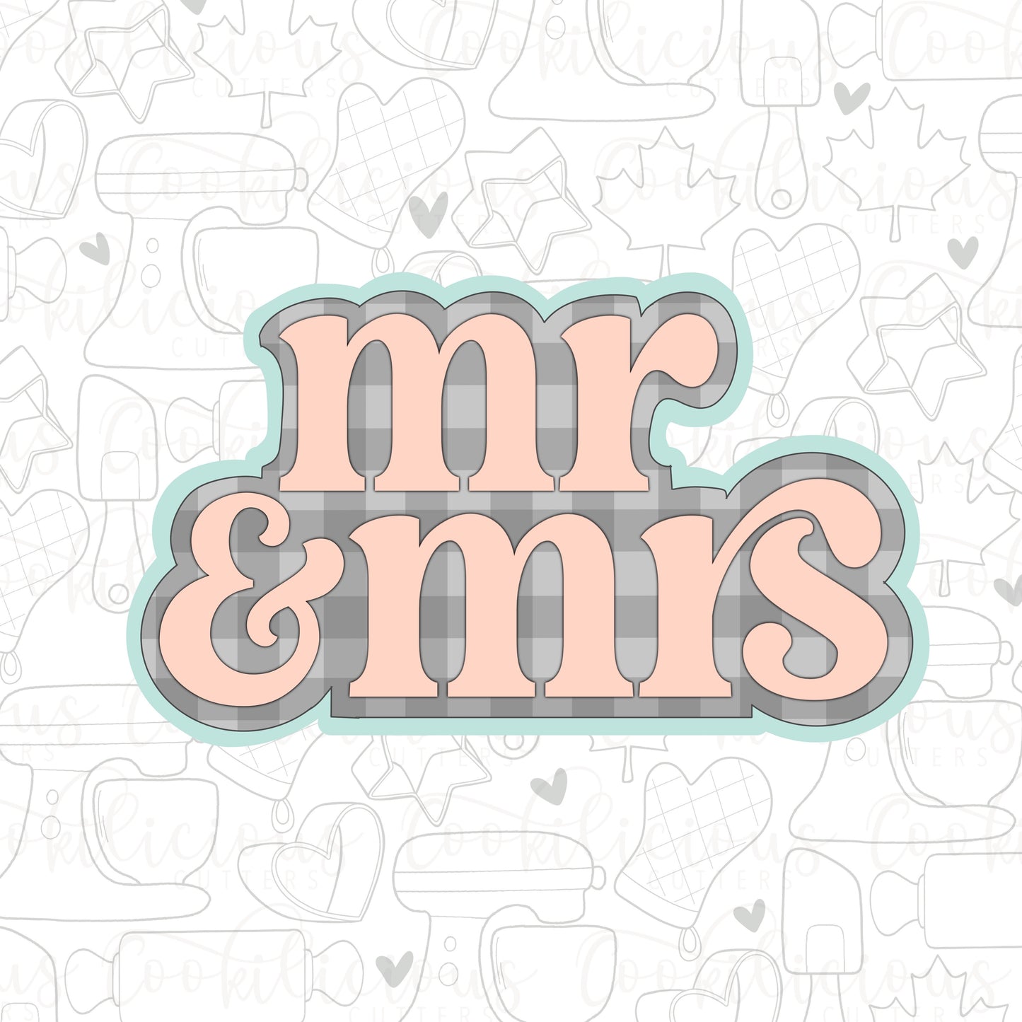 STL - MR & MRS CURVY PLAQUE