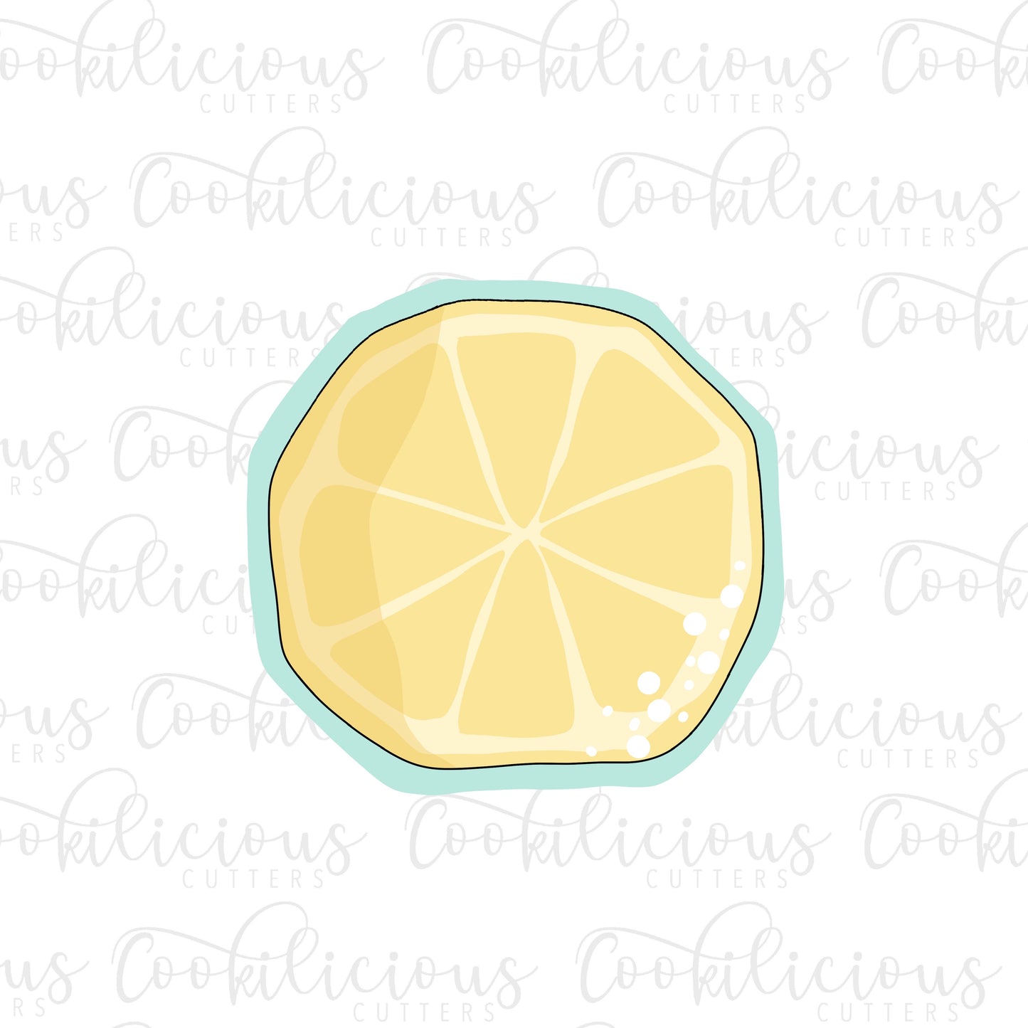 STL - WOBBLY LEMON SLICE