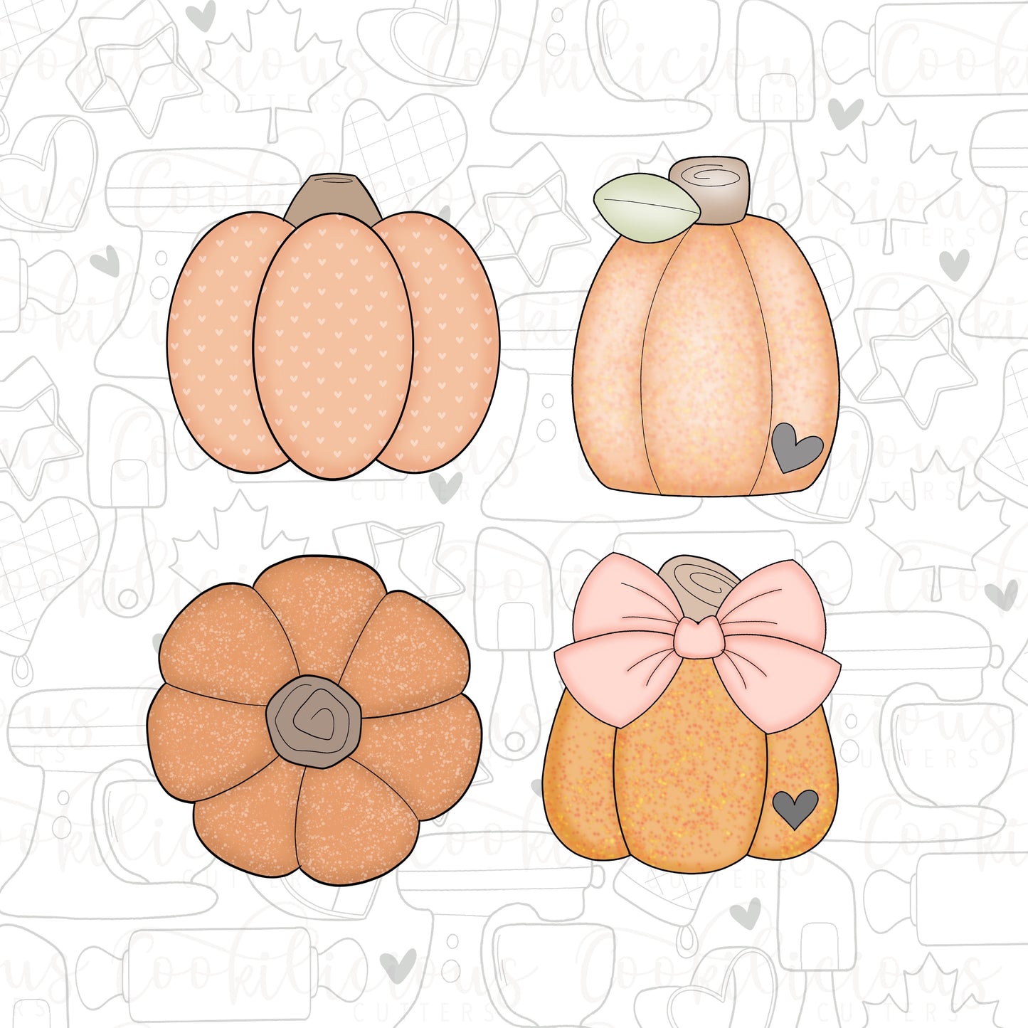 Assorted Pumpkins Mini Set