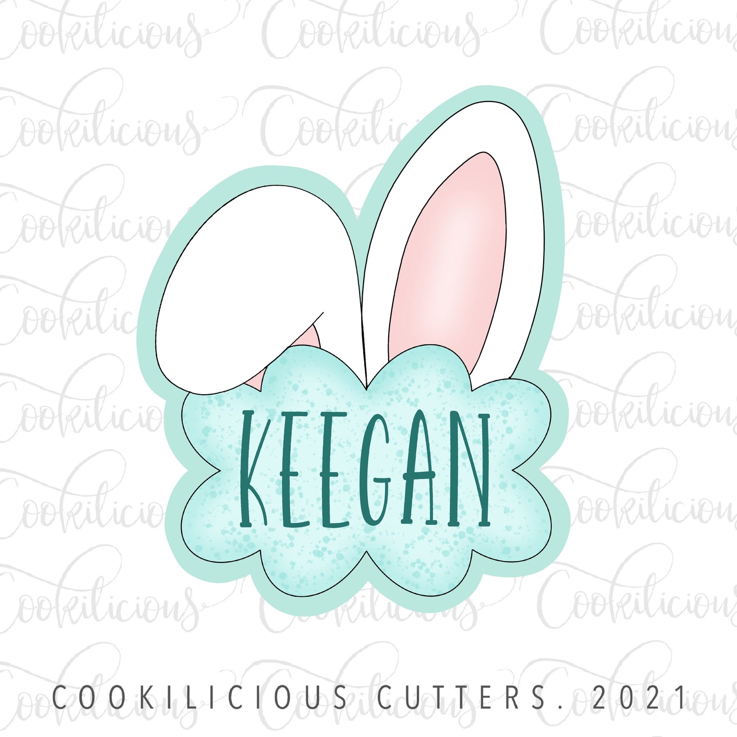 Bunny Ears Name Plaque