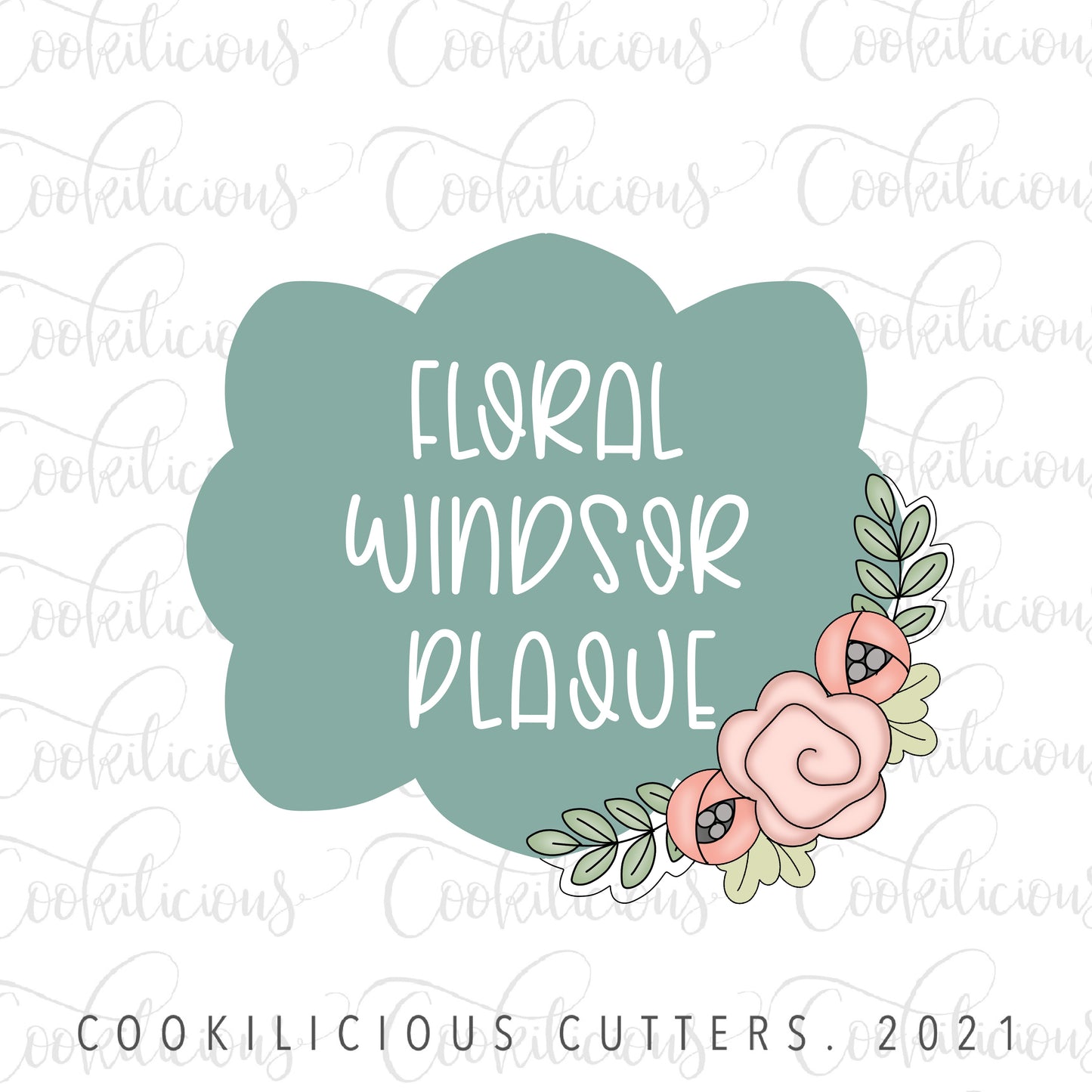 Floral Windsor Plaque