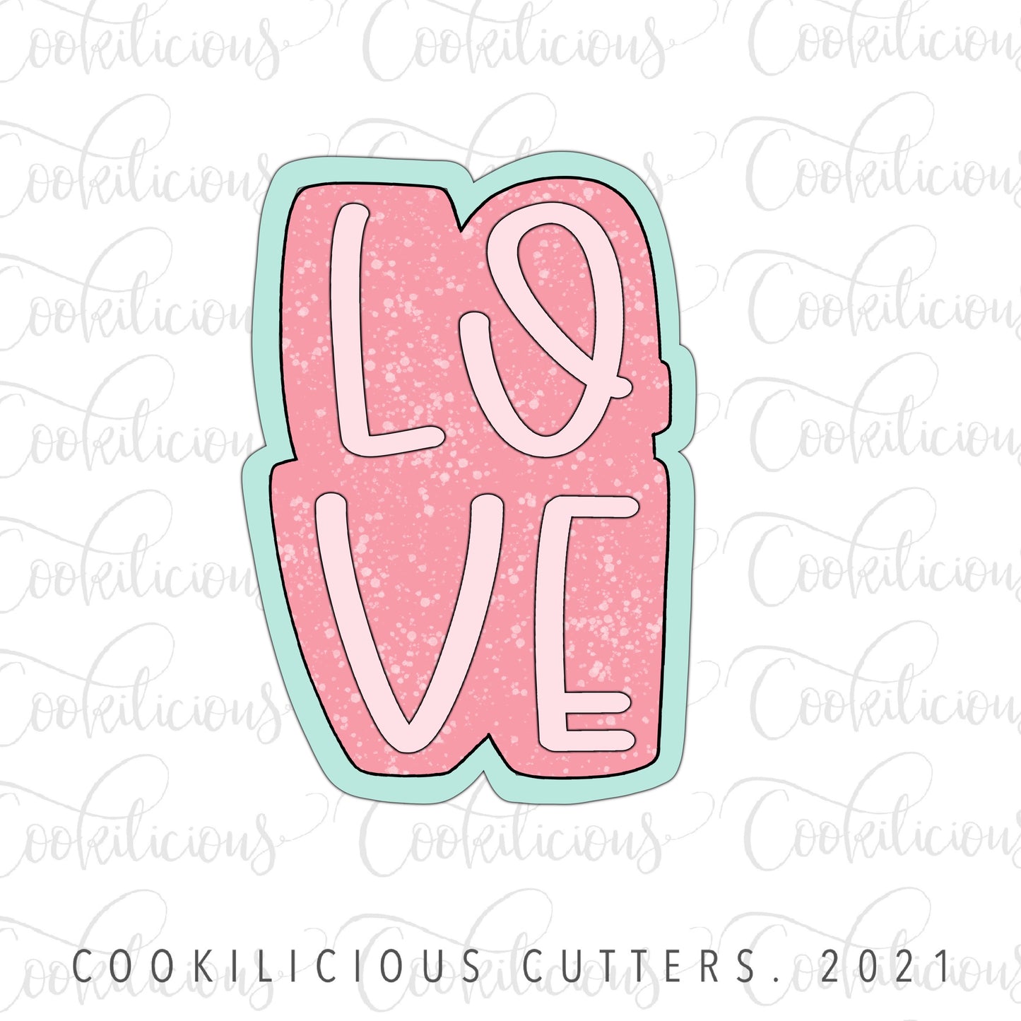 STL - STACKED LOVE PLAQUE