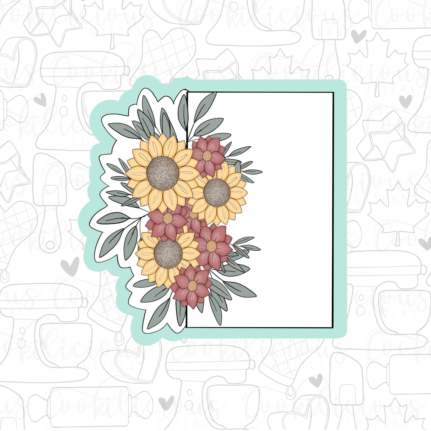 STL- SUNFLOWER PLAQUE