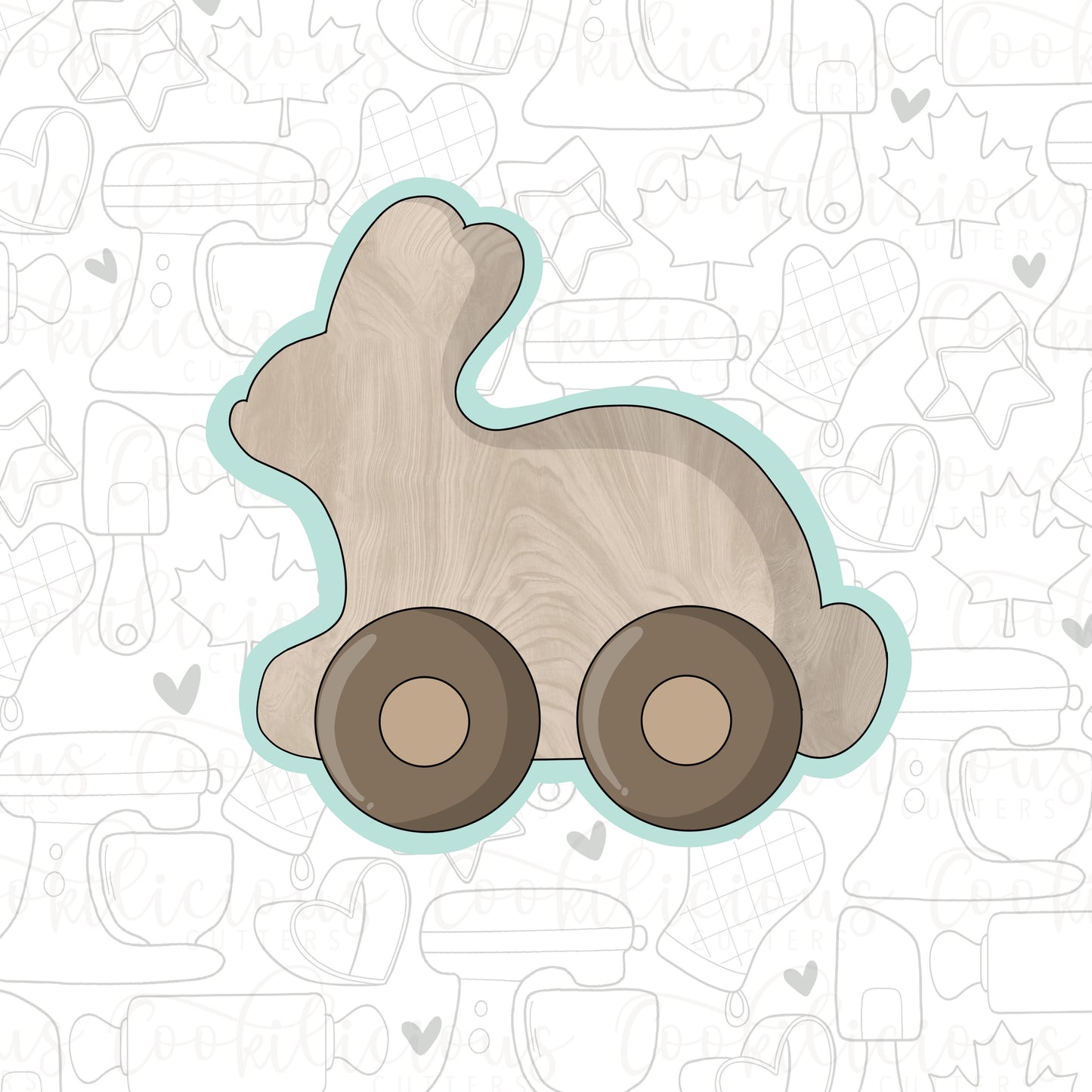 Wooden Rabbit Toy
