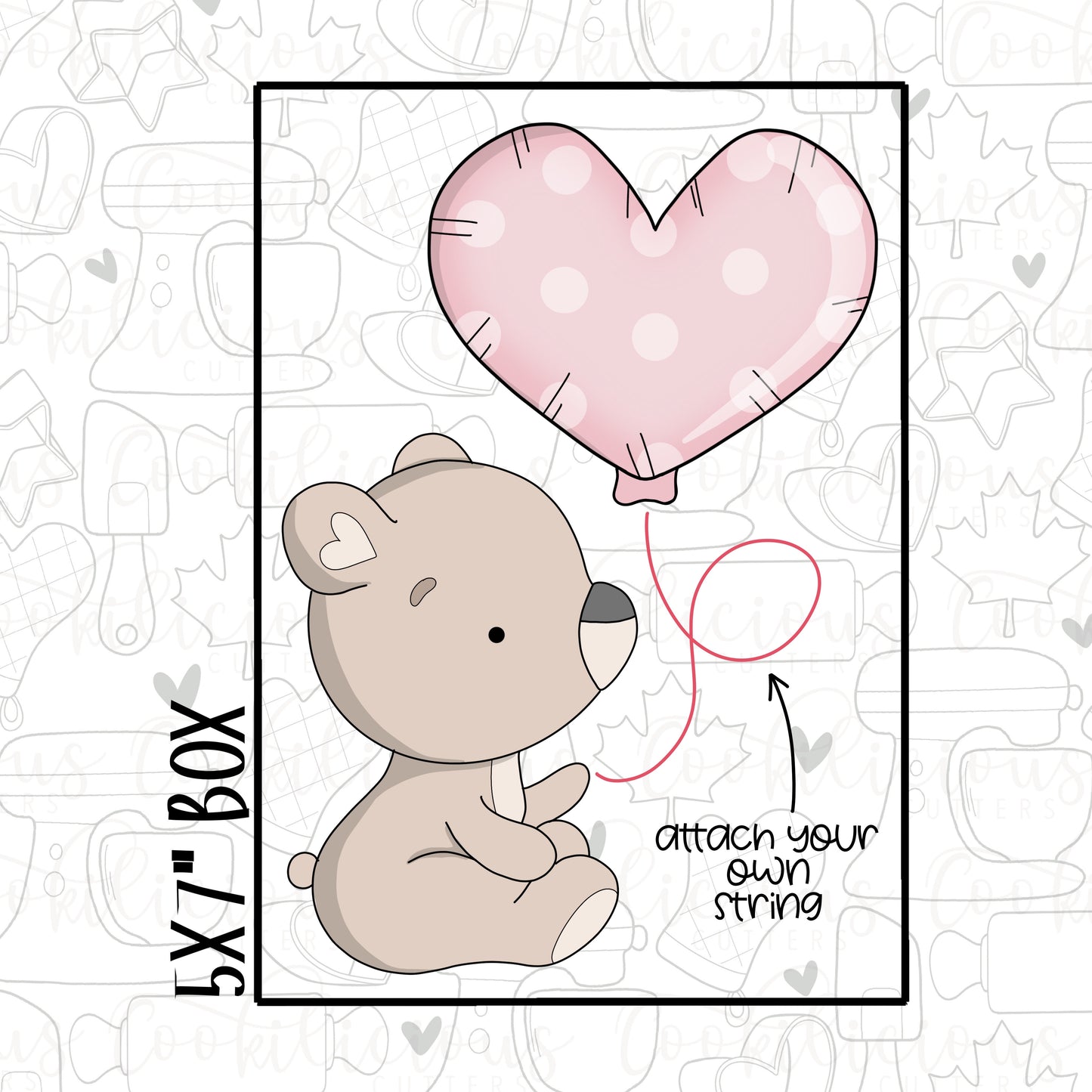 STL - BEAR BALLOON SET