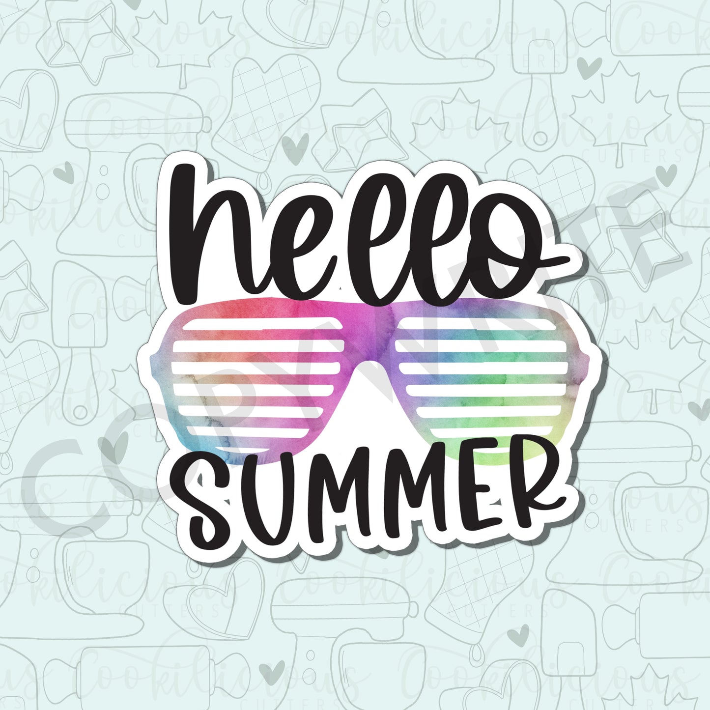 Hello Summer Sticker