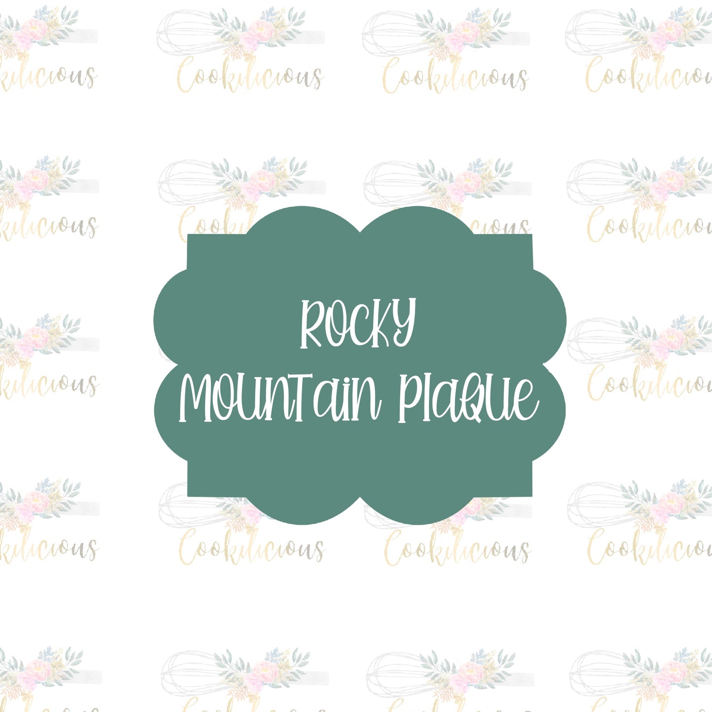 STL - Rocky Mountain Plaque