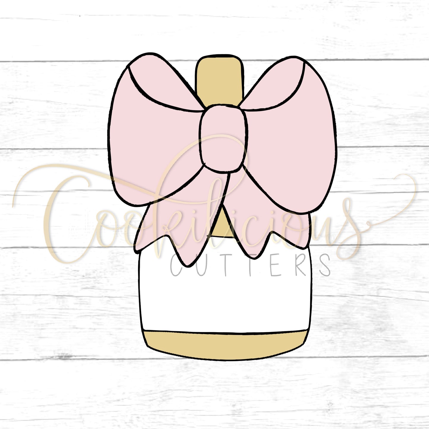 Chunky Champagne Bottle