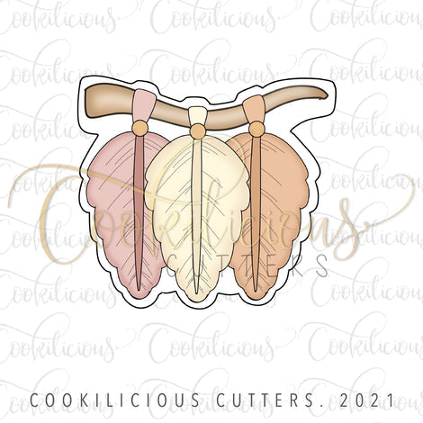 STL - FEATHER GARLAND