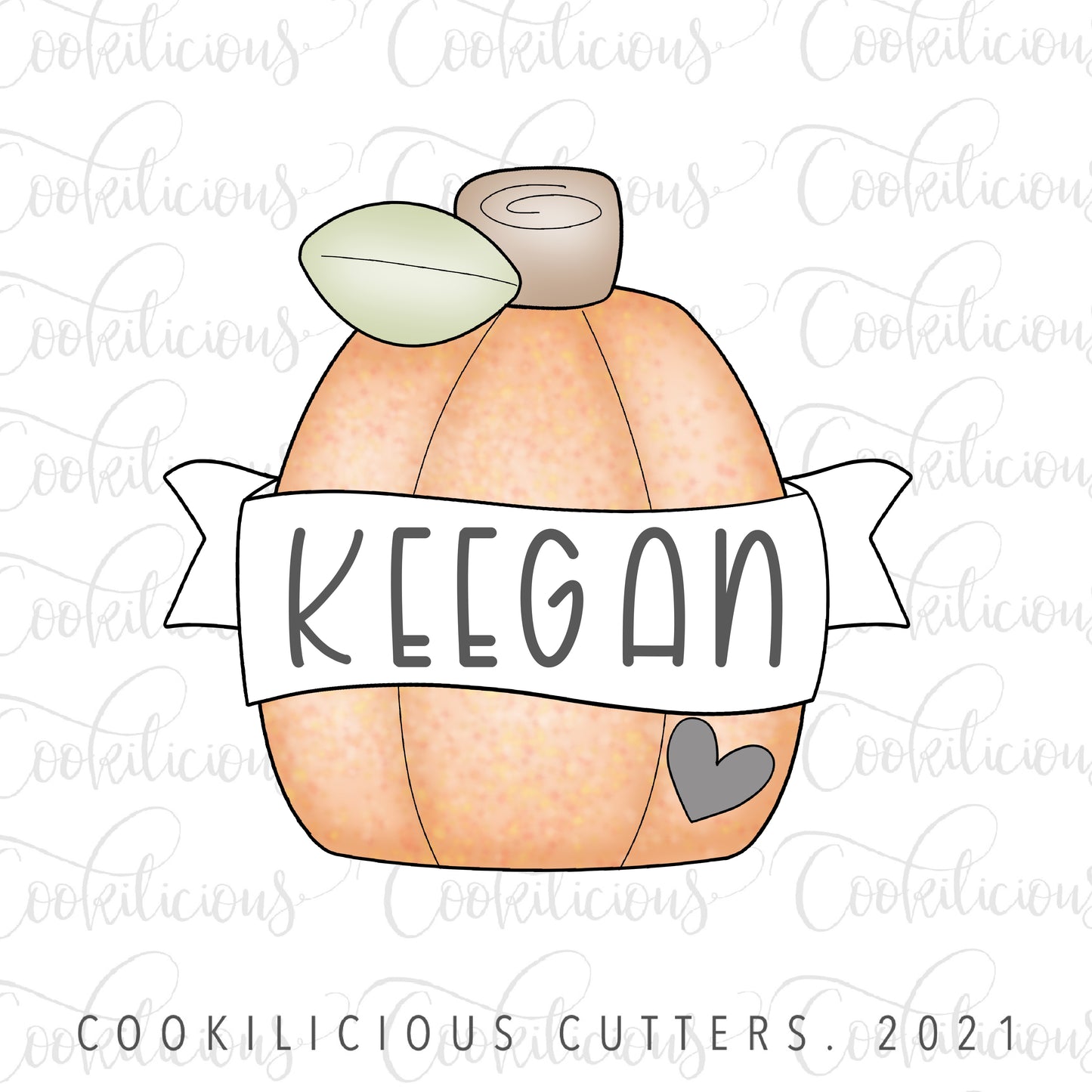 STL - Pumpkin with Banner