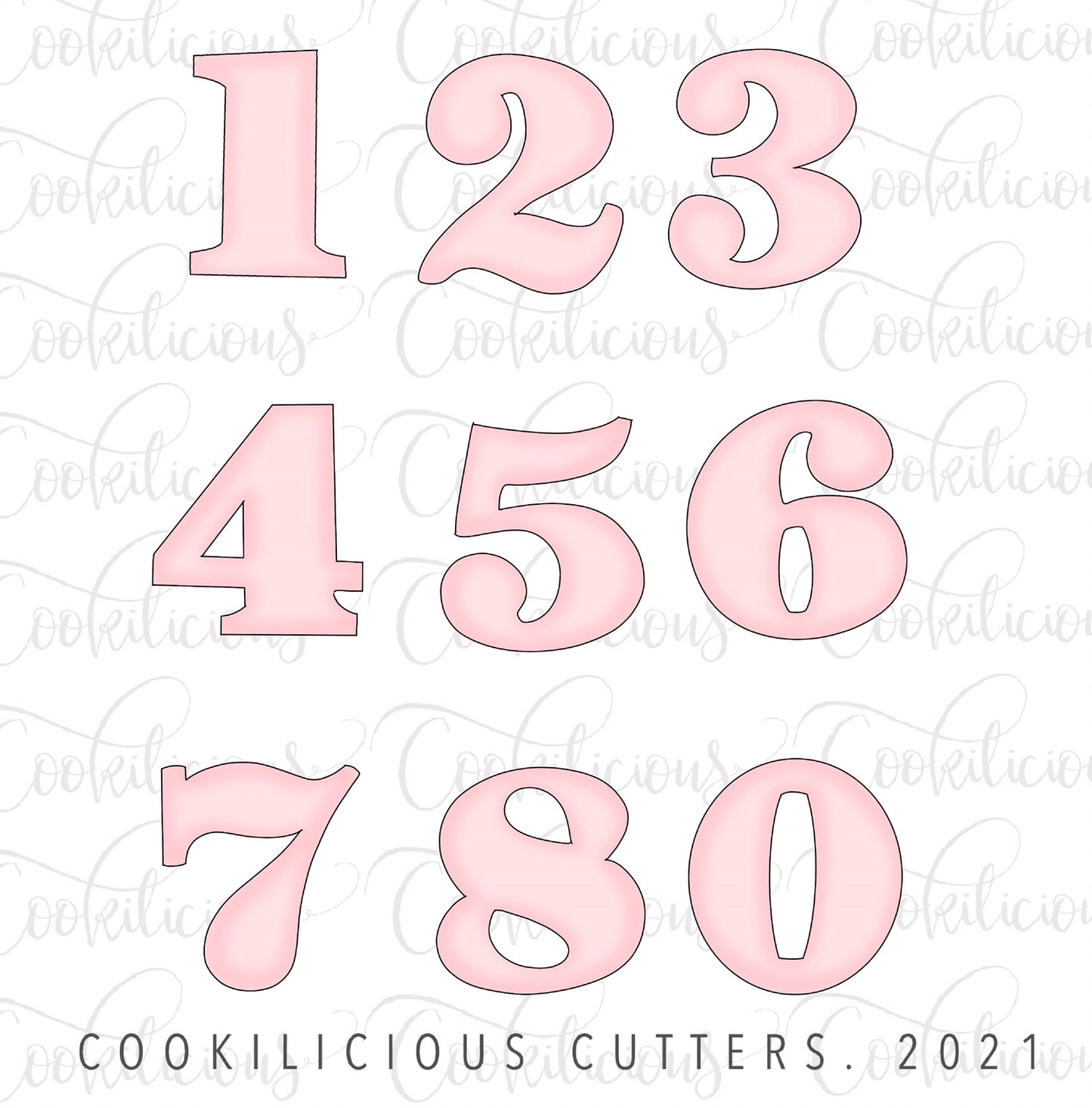 Curvy Number Set