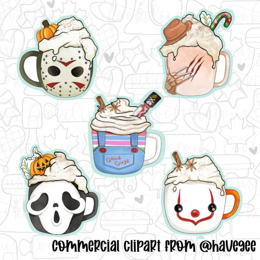 Horror Mugs Standard Set