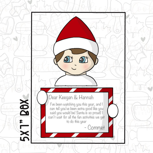 Boy Elf Letter Set