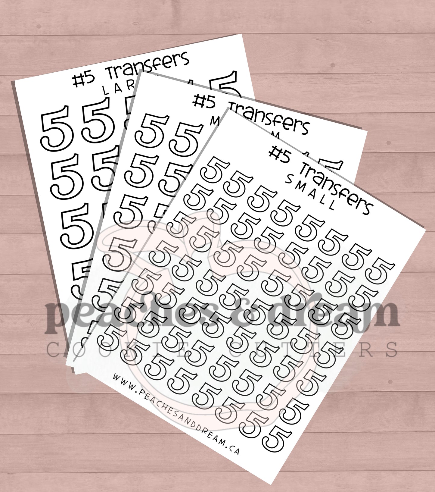 #5 Royal Icing Transfer Sheet