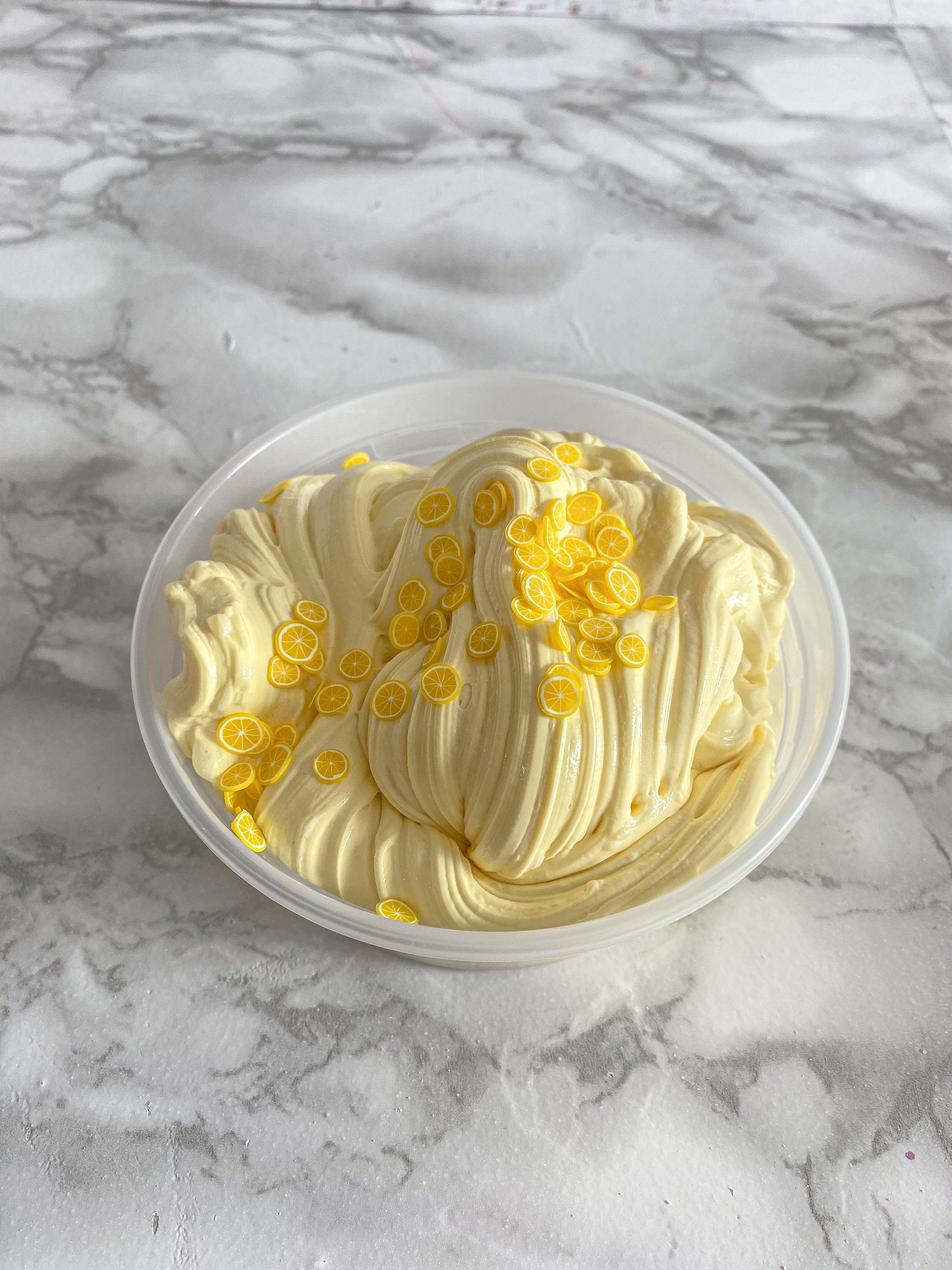 Lemon Meringue Butter Slime