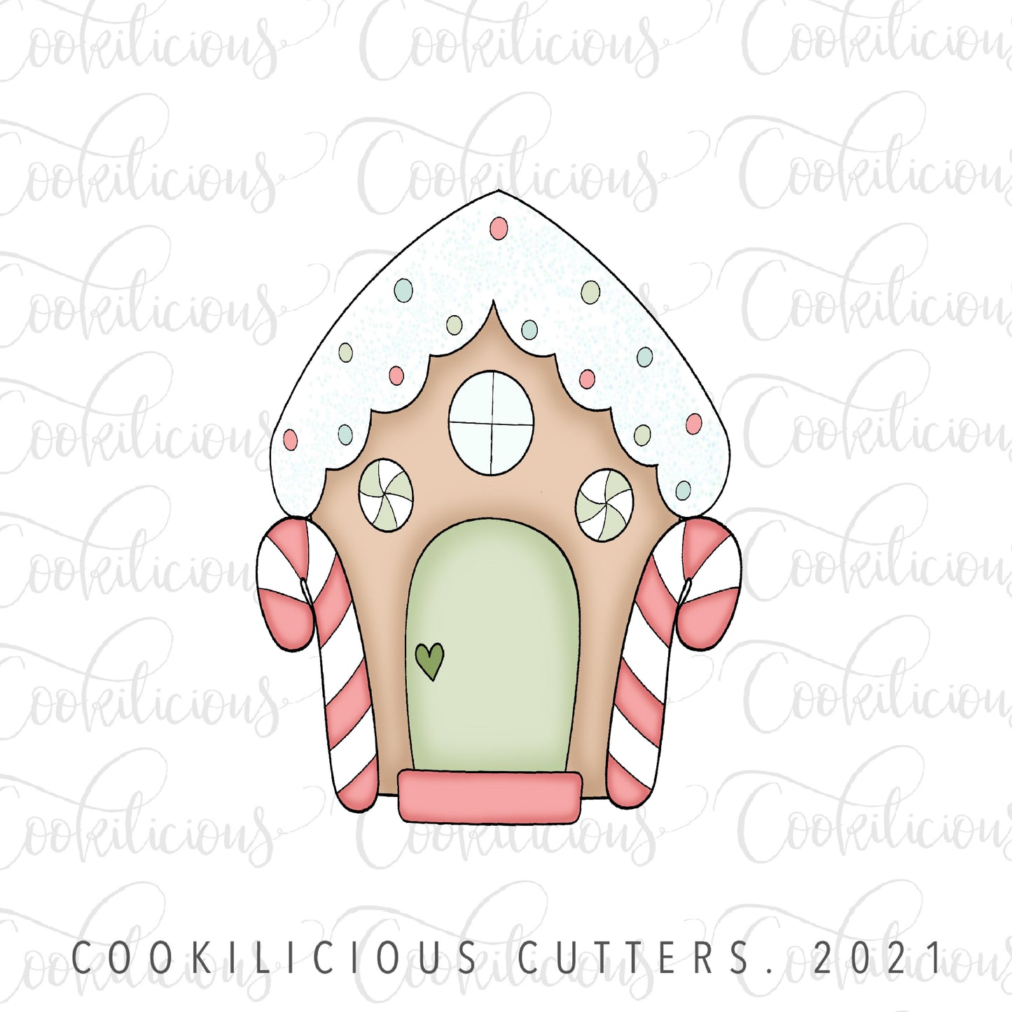 Tall Gingerbread House