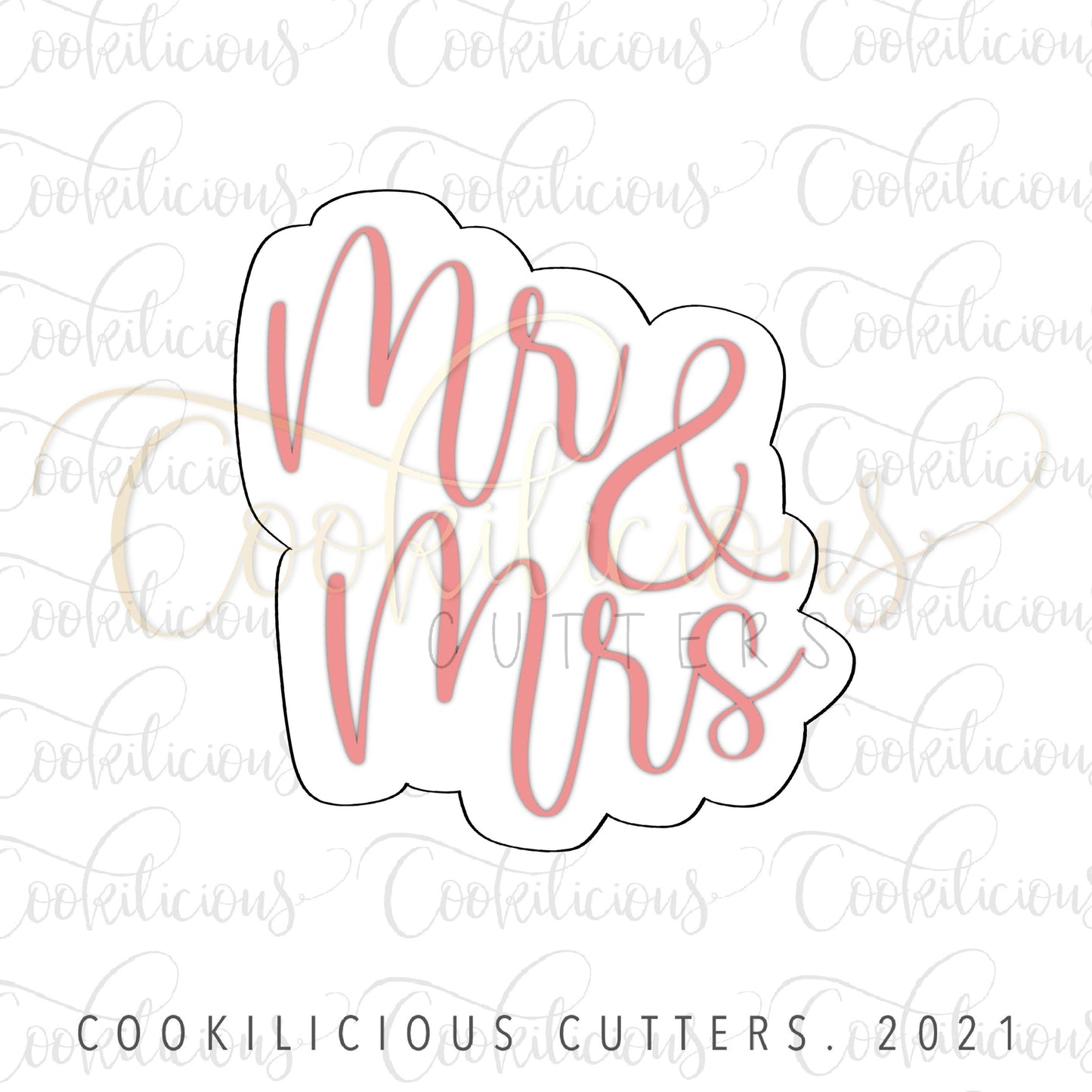STL - MR & MRS PLAQUE