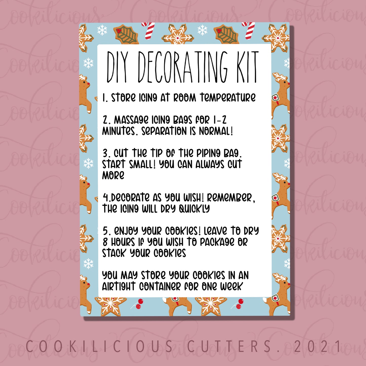 Gingerbread DIY Cookie Kit