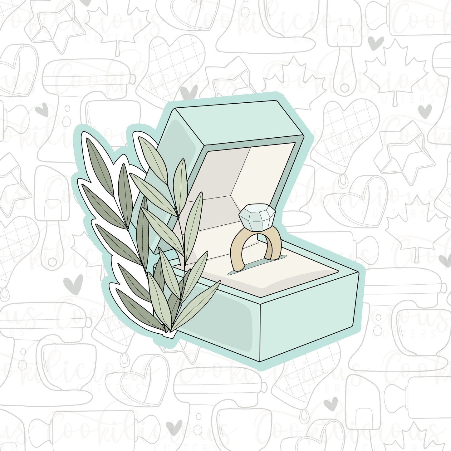 Floral Ring Box