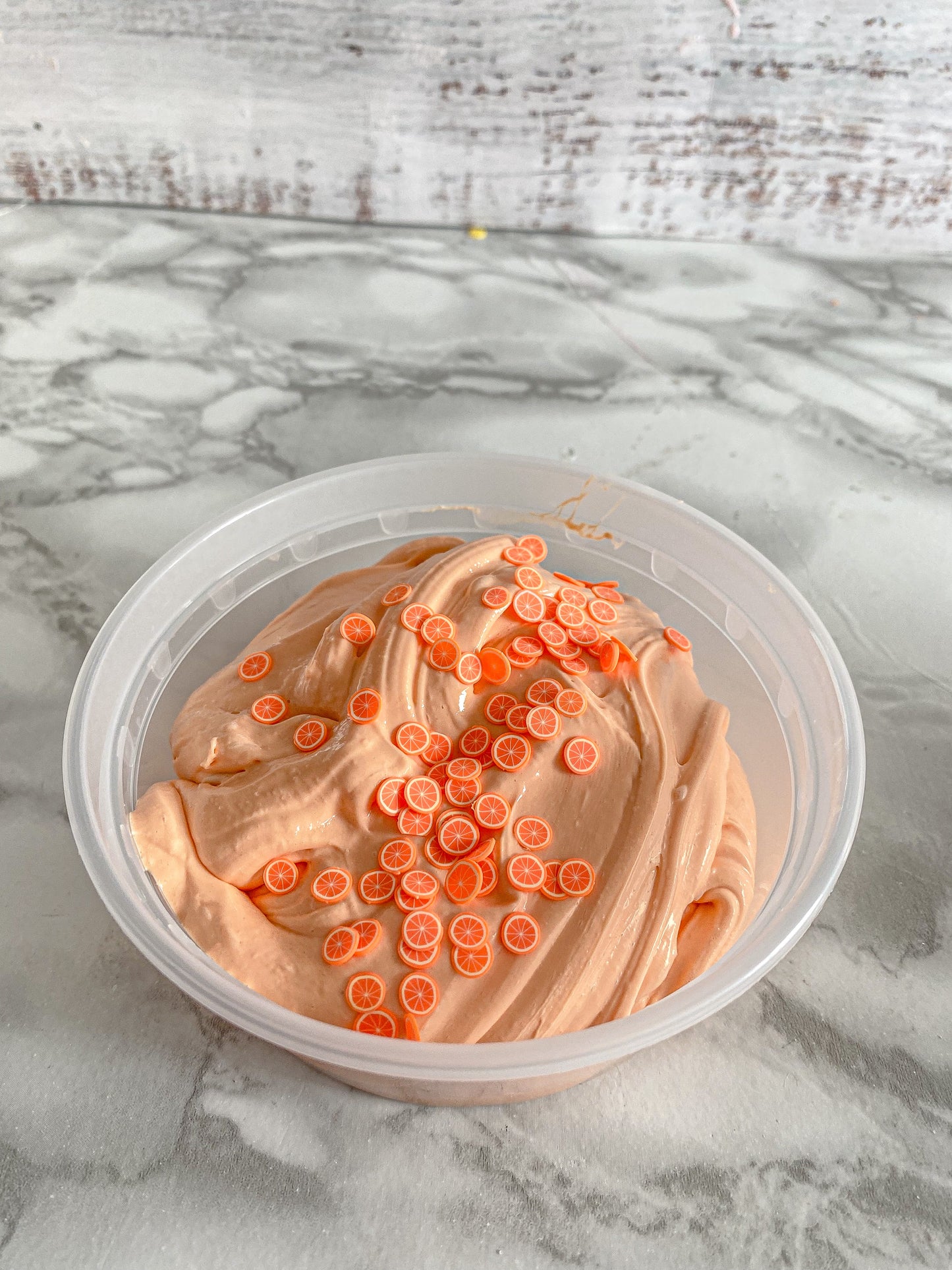 Orange Creamsicle Butter Slime