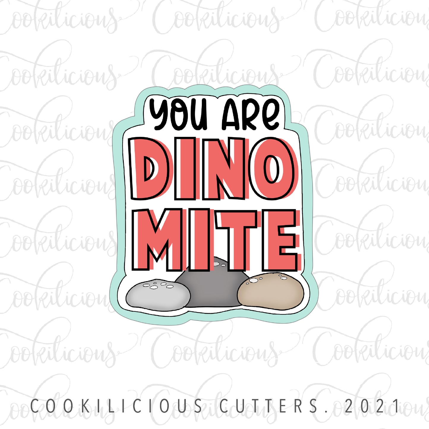 STL - DINO MITE PLAQUE