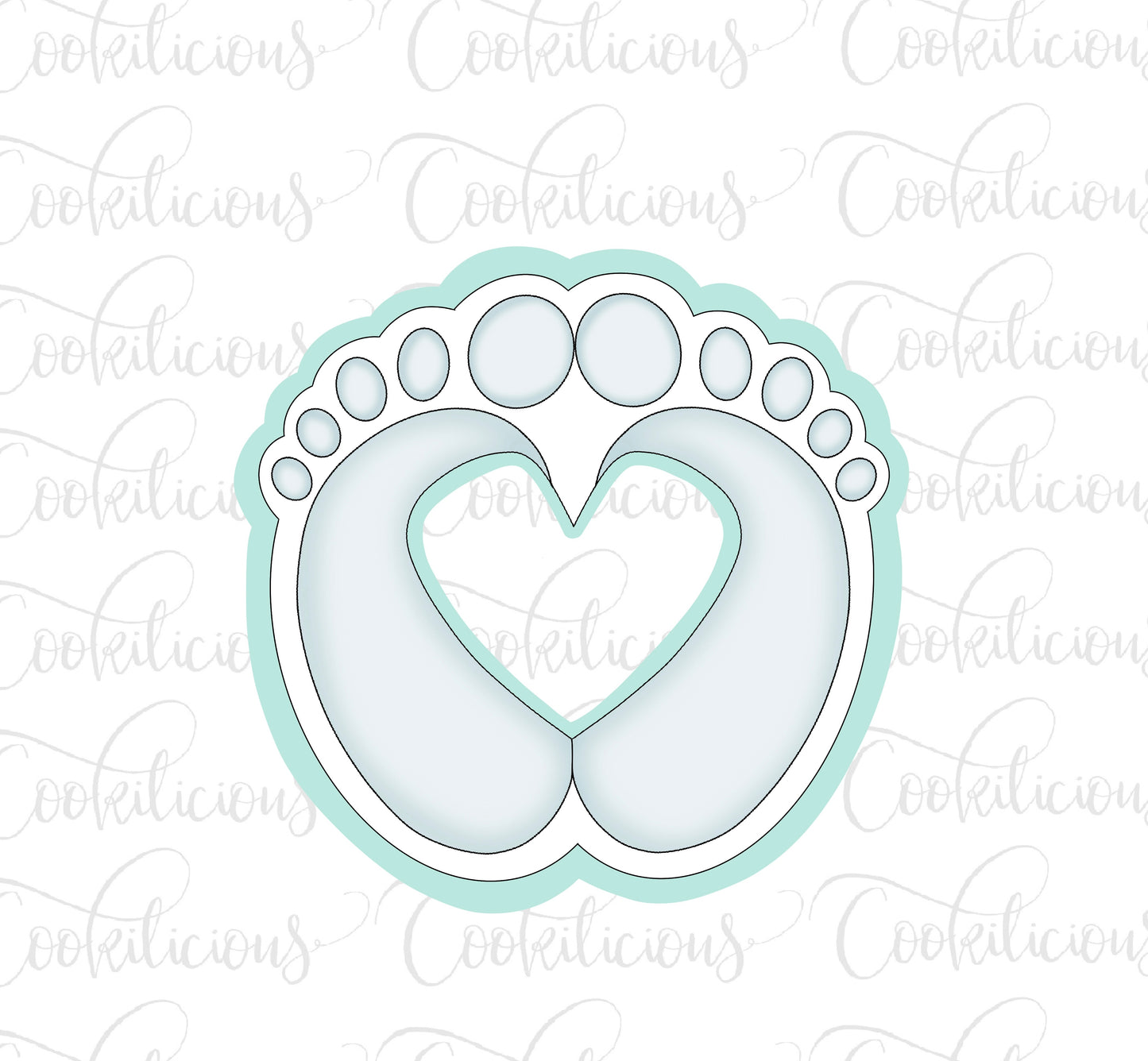 Baby Feet with Cutout