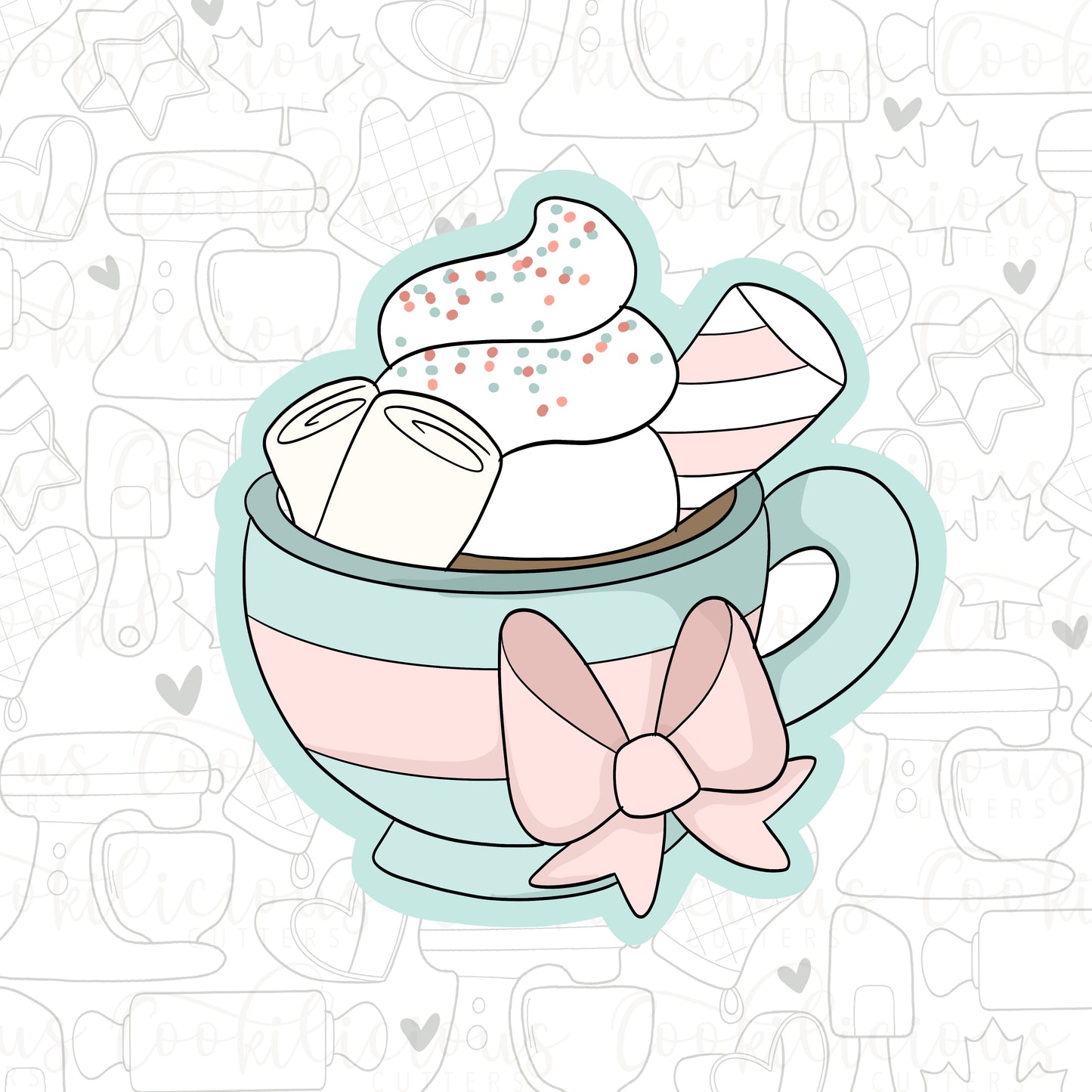 STL - FANCY CHRISTMAS MUG