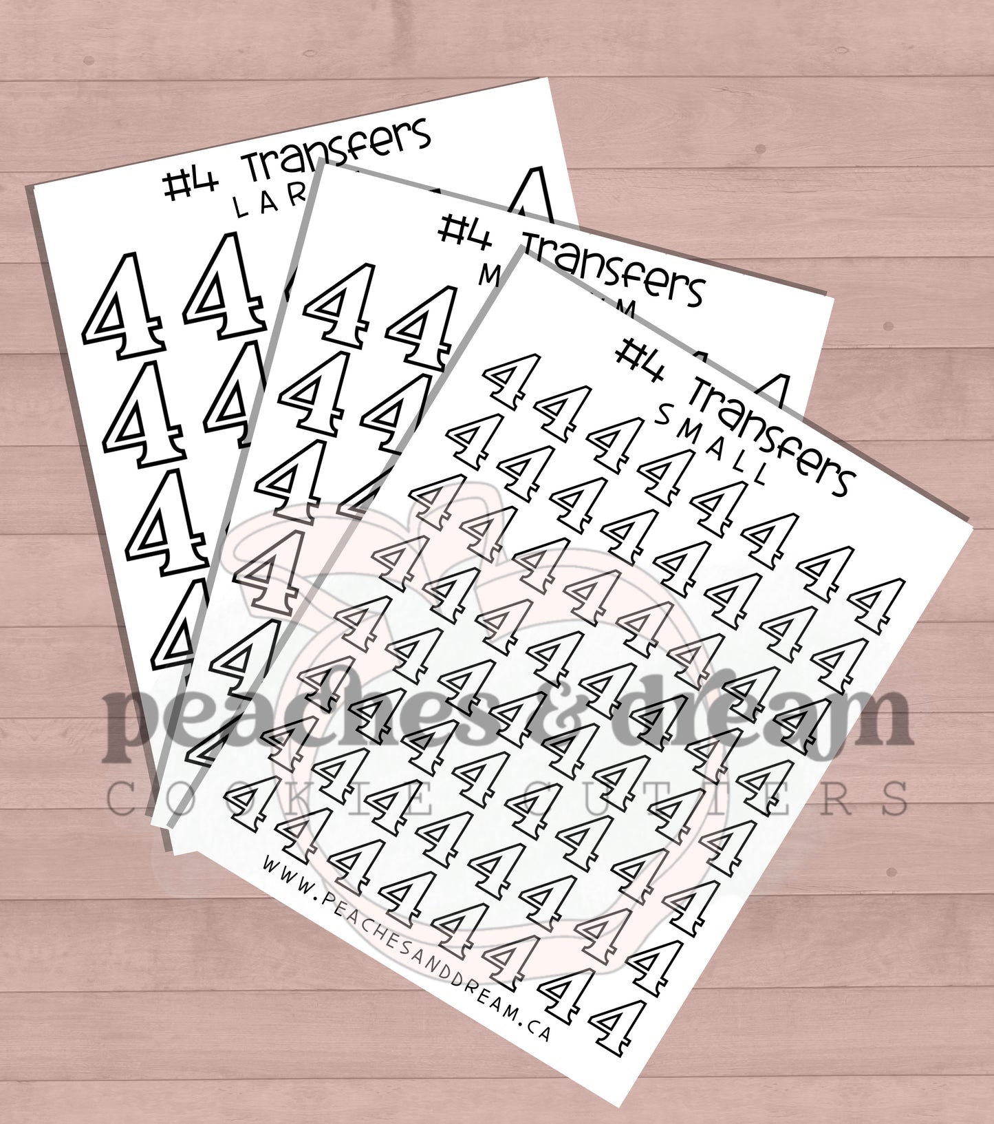 #4 Royal Icing Transfer Sheet