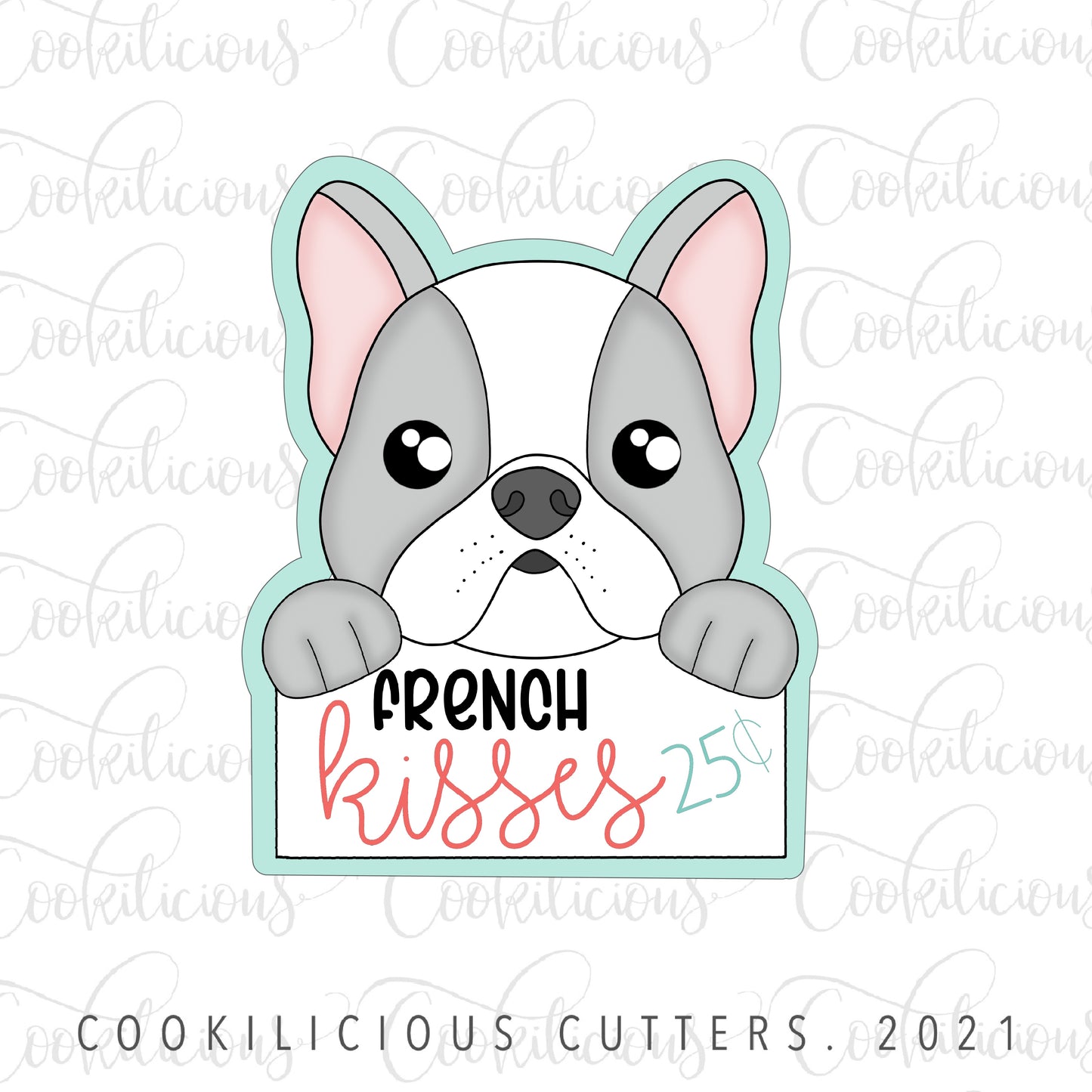 STL - FRENCHIE PLAQUE