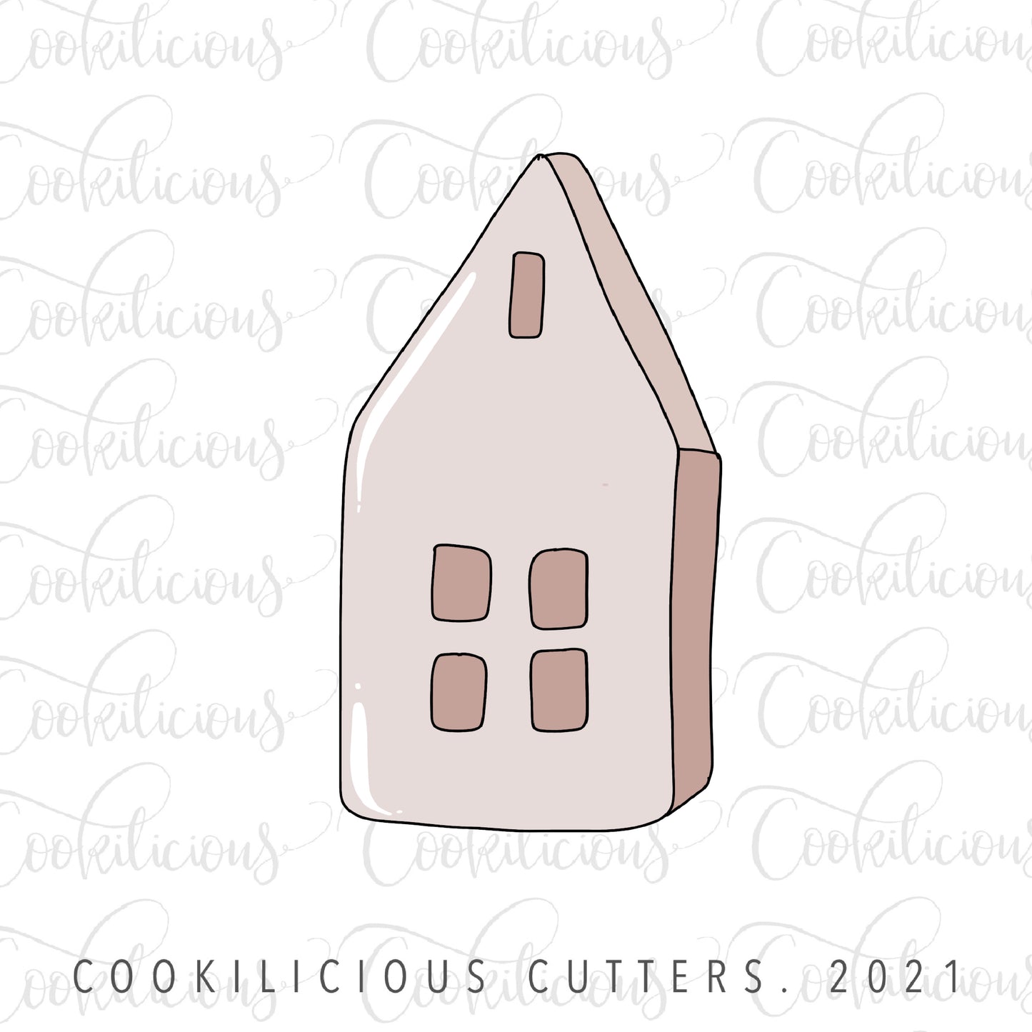Tall Porcelain House01