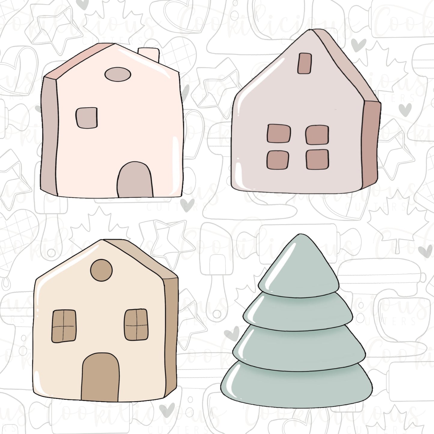 Vintage Village Mini Set