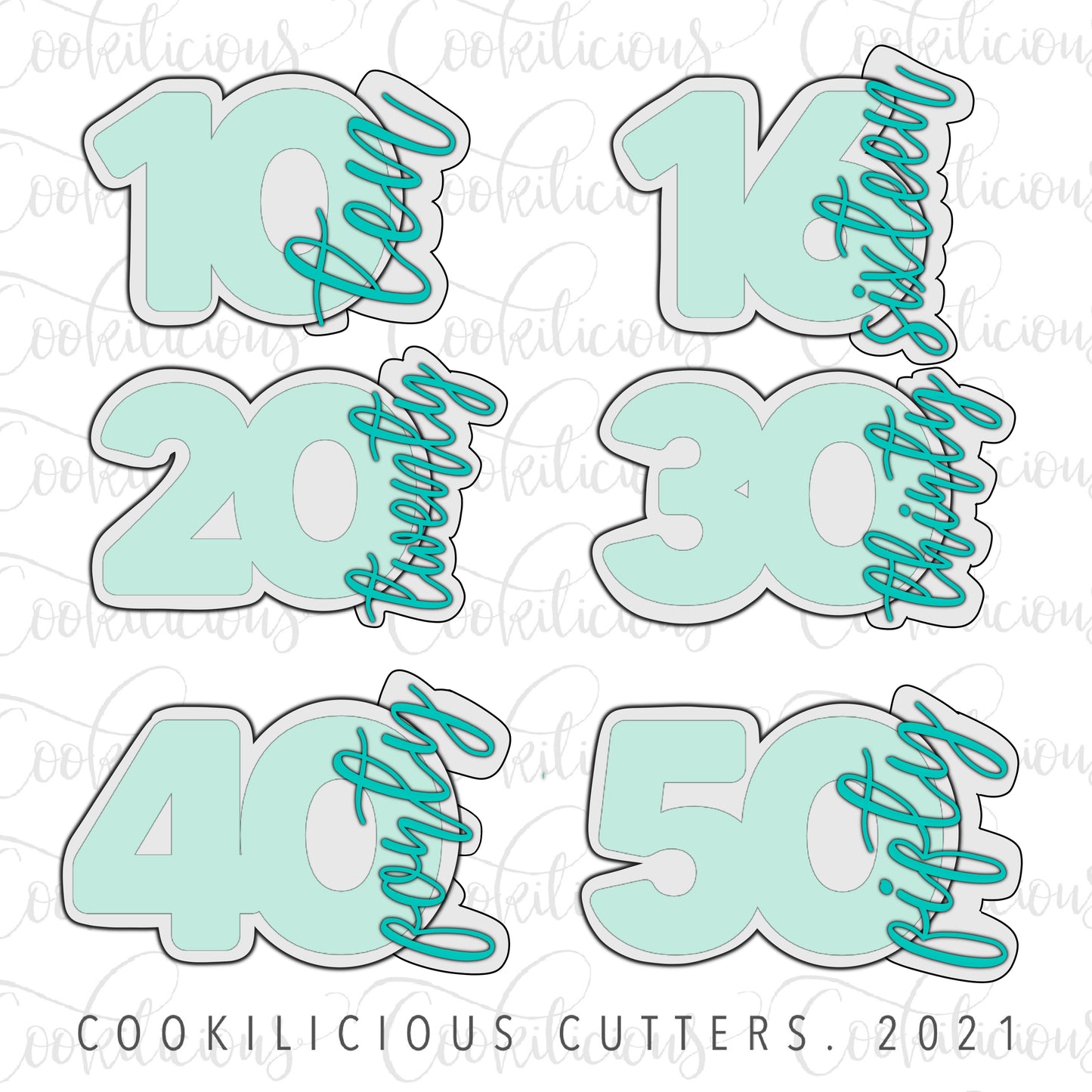 Side Lettered Milestone Numbers