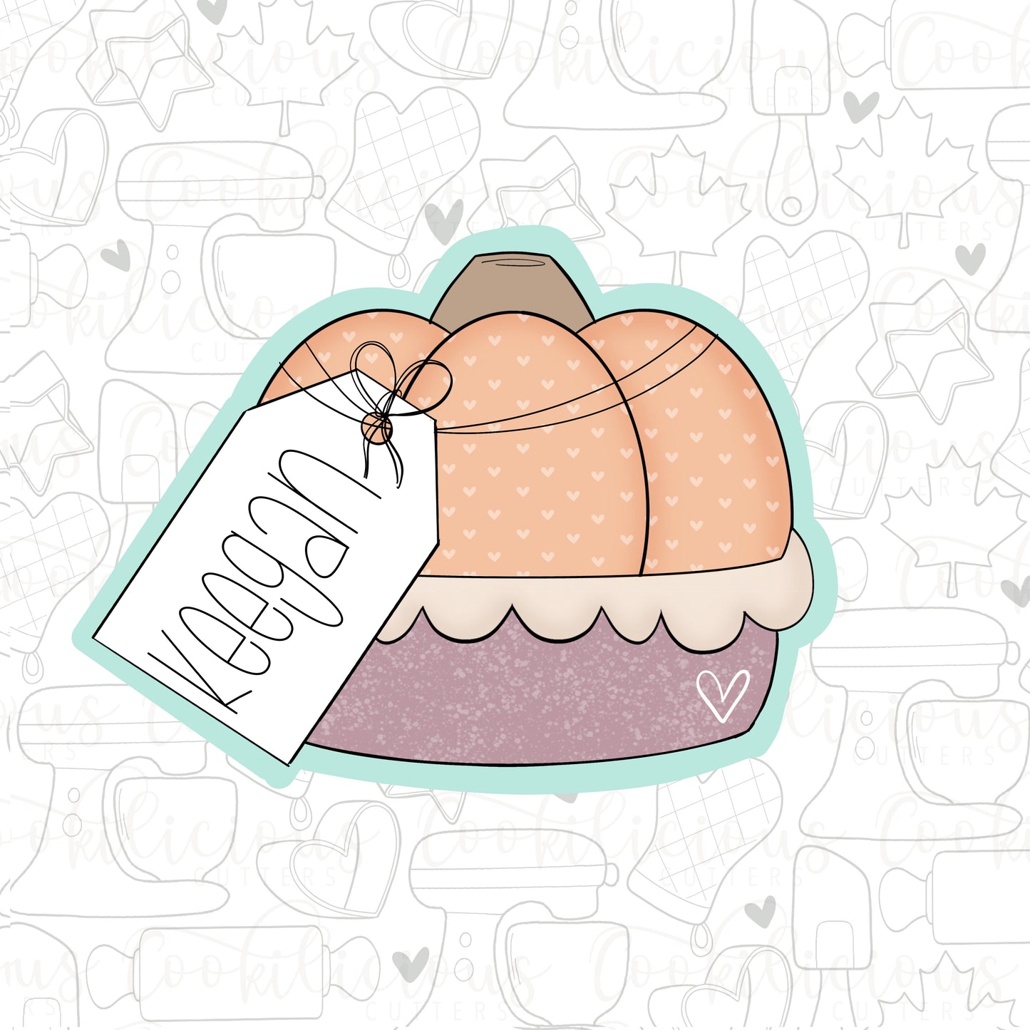 Cute Pumpkin Pie Tag