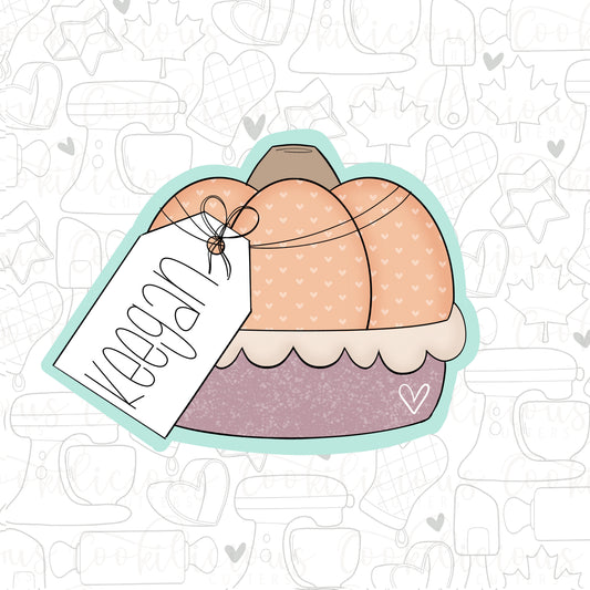 Cute Pumpkin Pie Tag