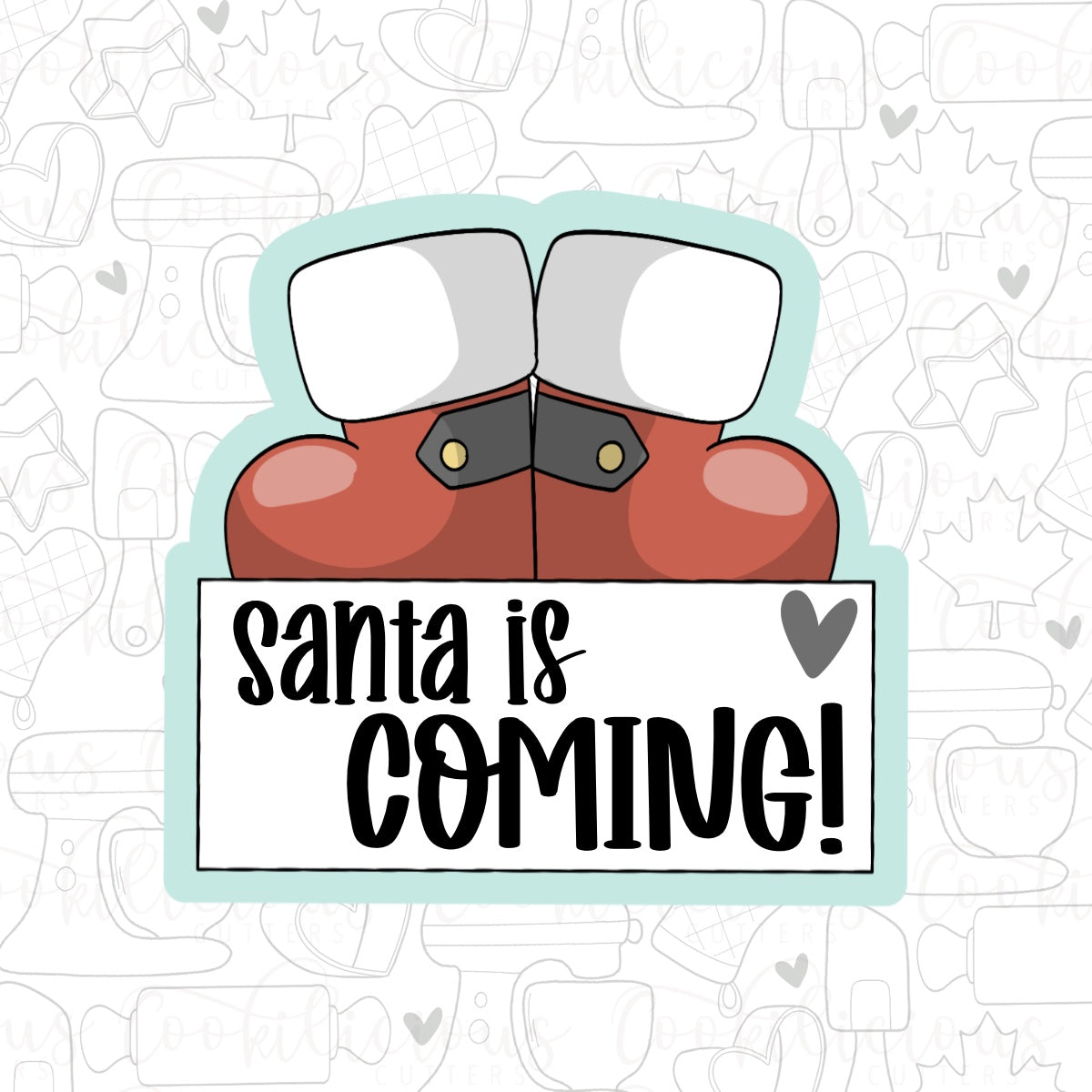 Santa Boots Name Plaque
