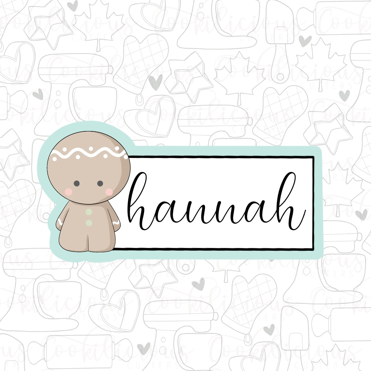 Gingerbread Place Tag