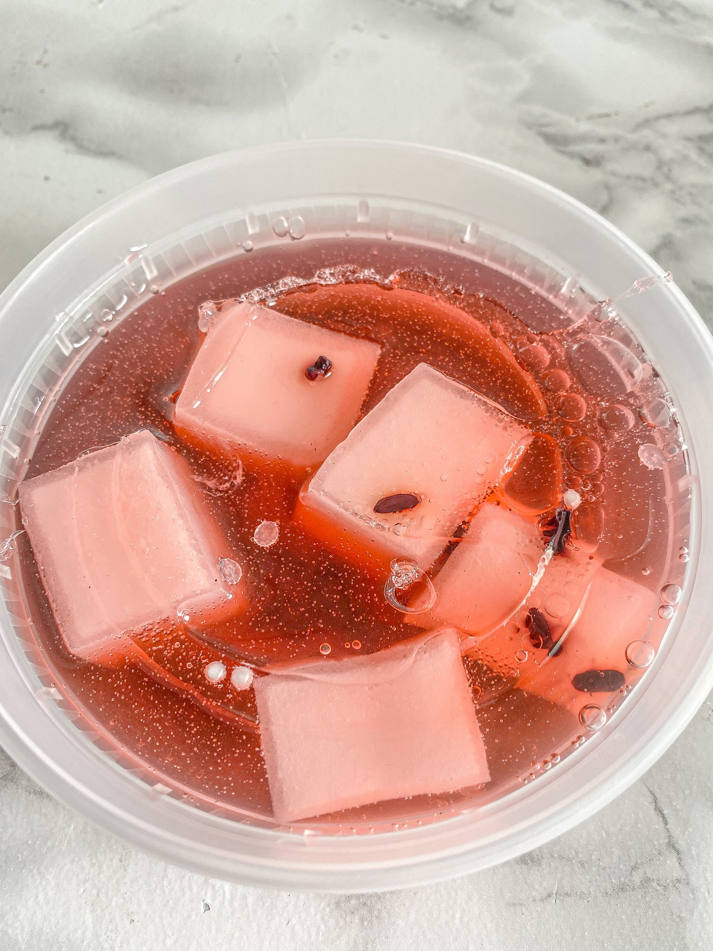 Watermelon Sugar Clear Slime