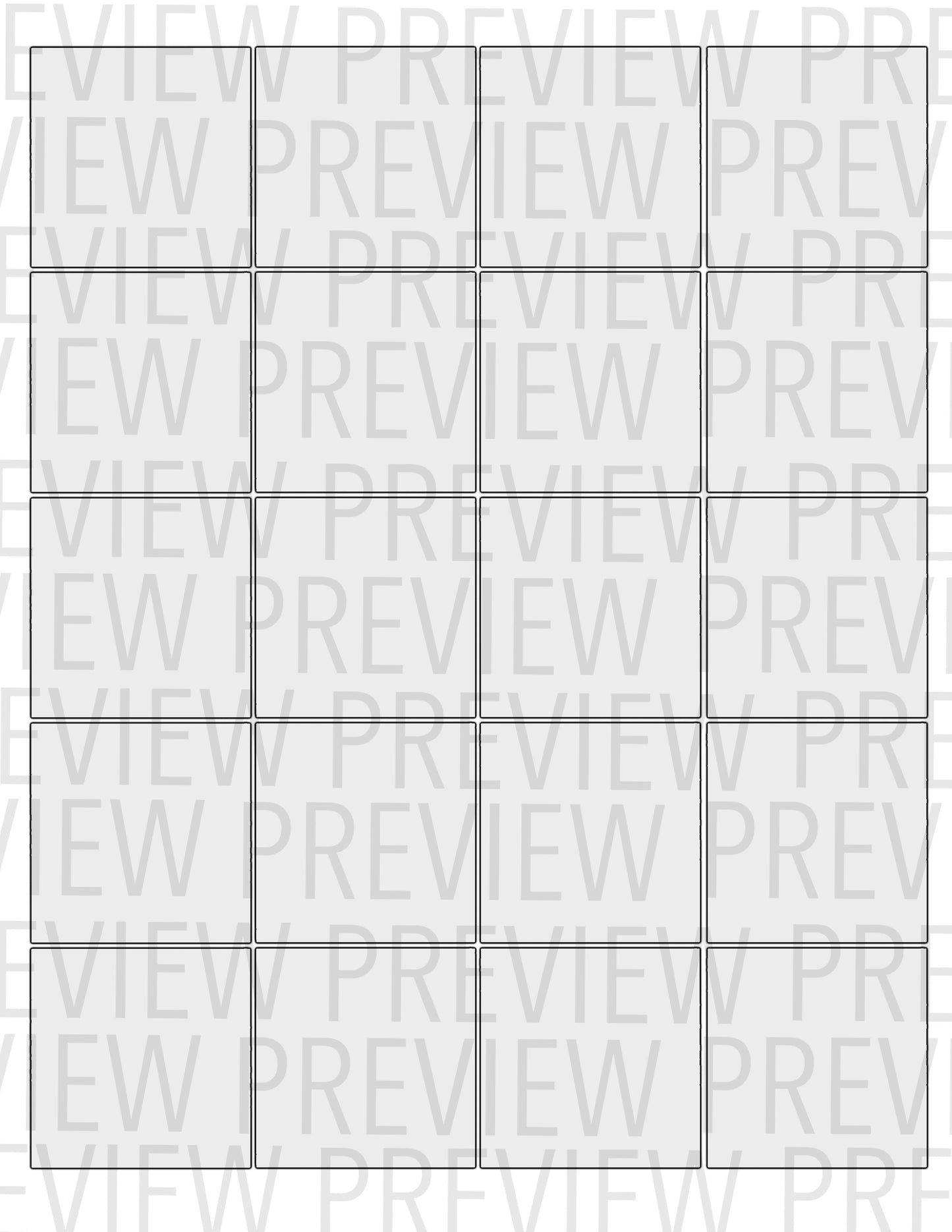 LOGO Sticker Sheets (Square)