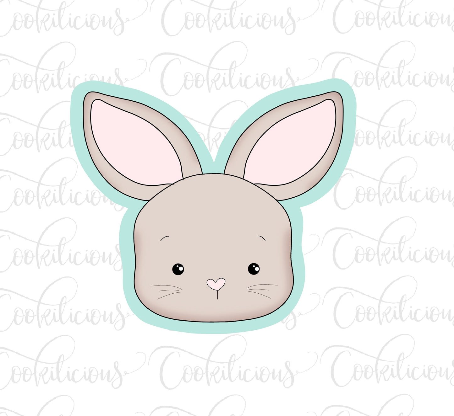 STL -CUTE BUNNY HEAD
