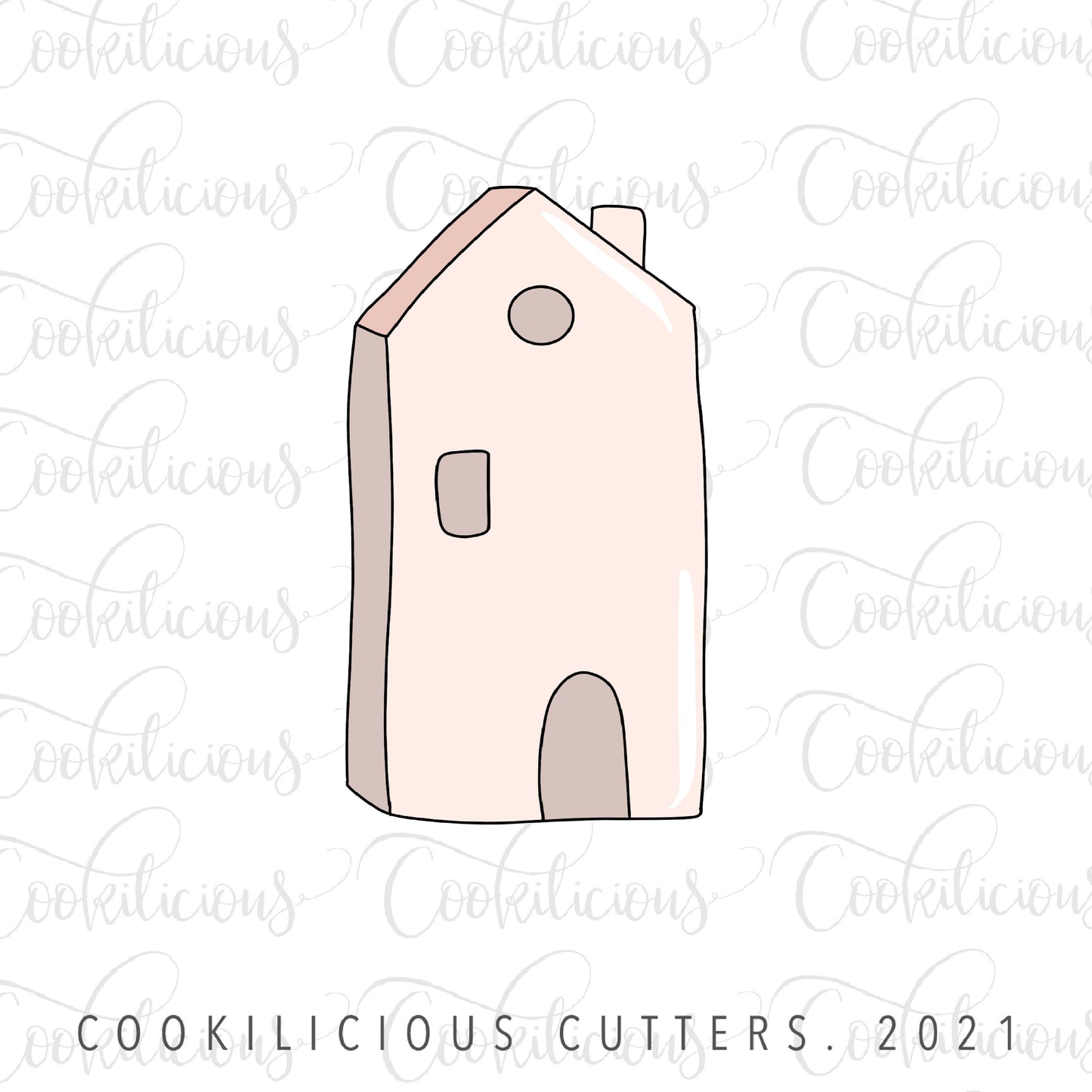 Tall Porcelain House03