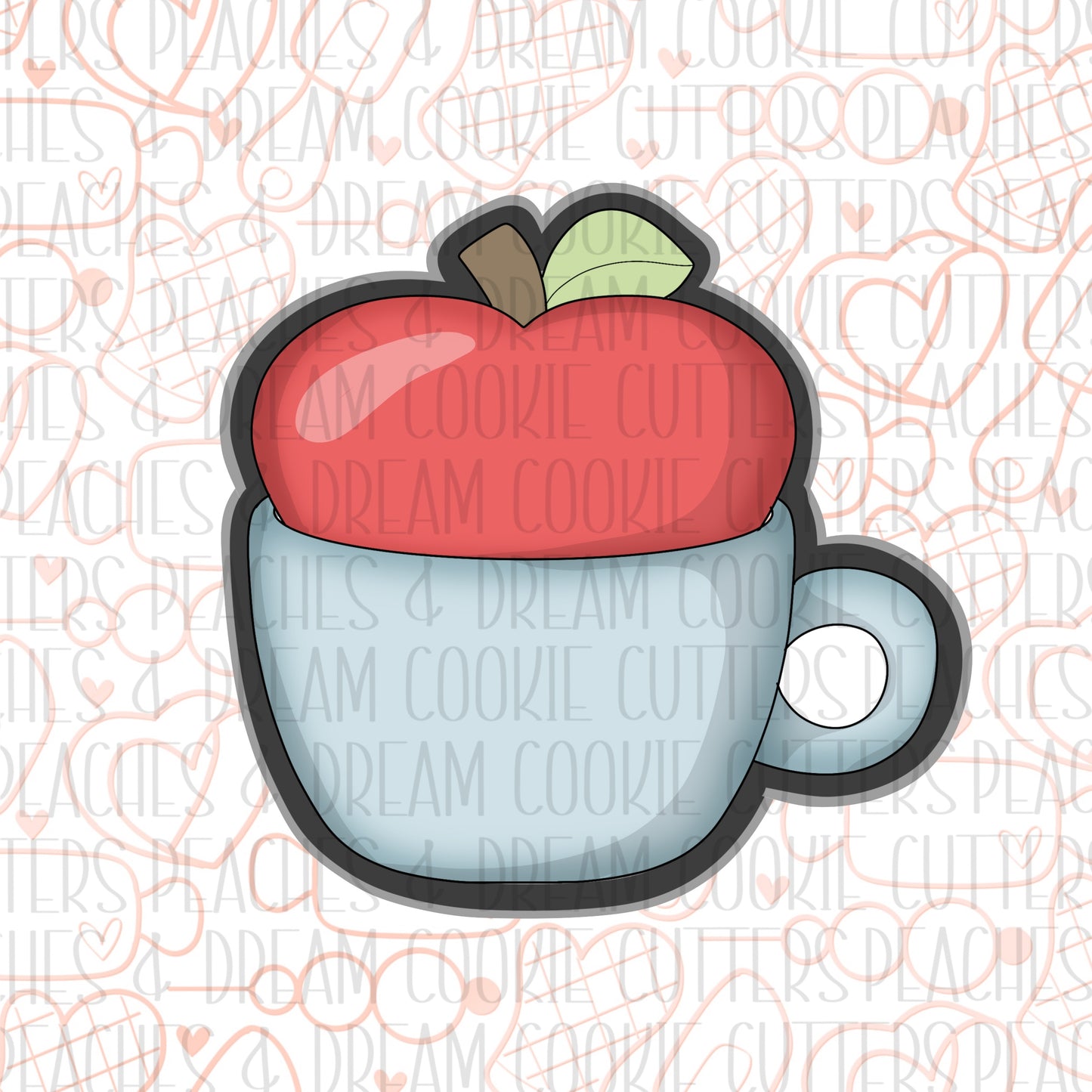 STL -  APPLE IN MUG