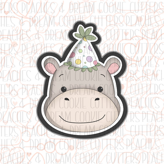 STL -  HIPPO FACE HAT