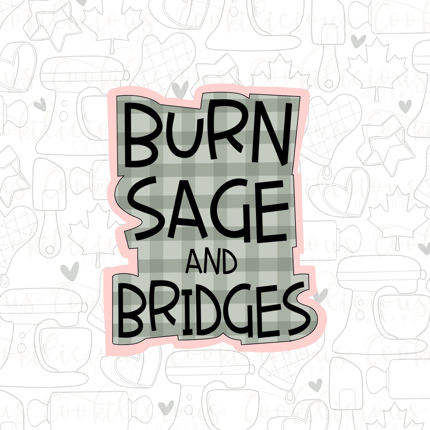 STL - BURNING SAGE AND BRIDGES PLAQUE